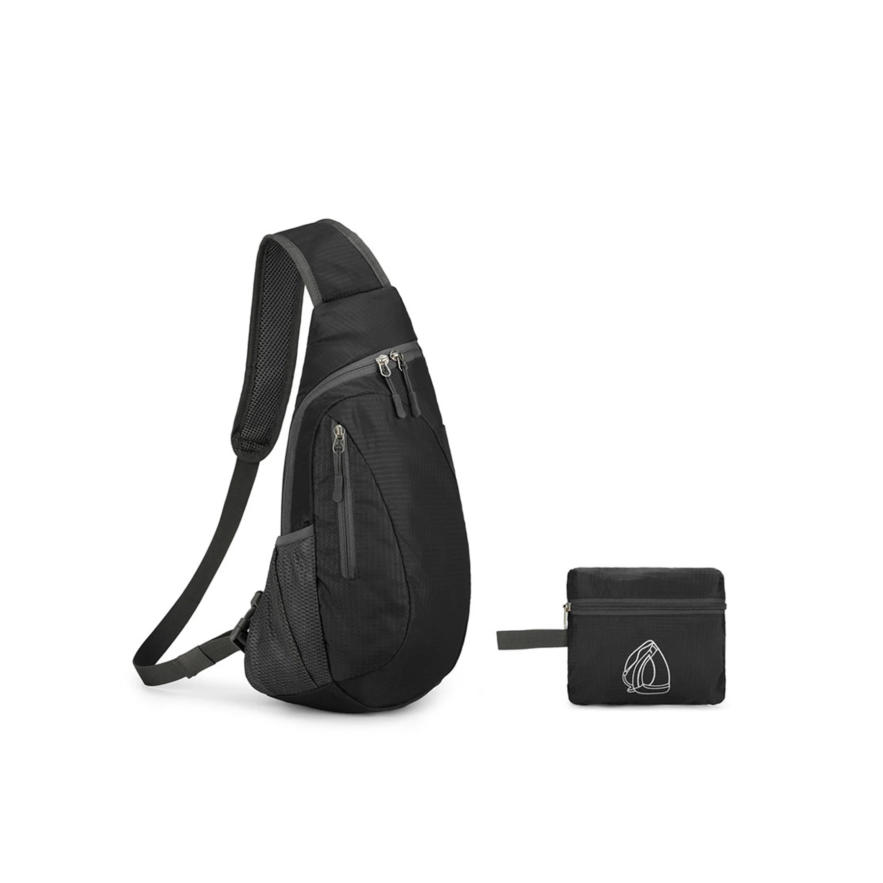 Foldable Crossbody Backpack