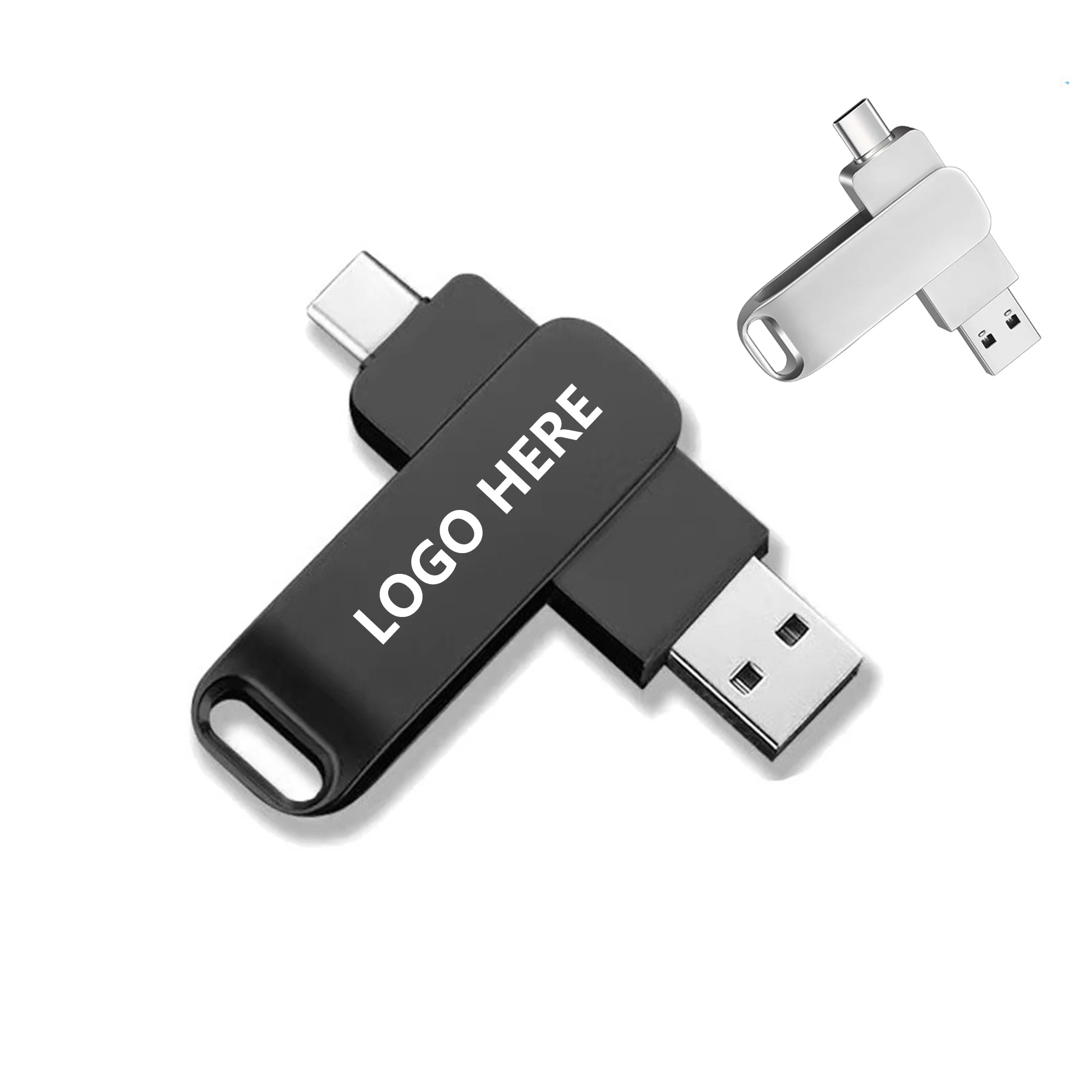 64GB Metal Dual USB Flash Drive