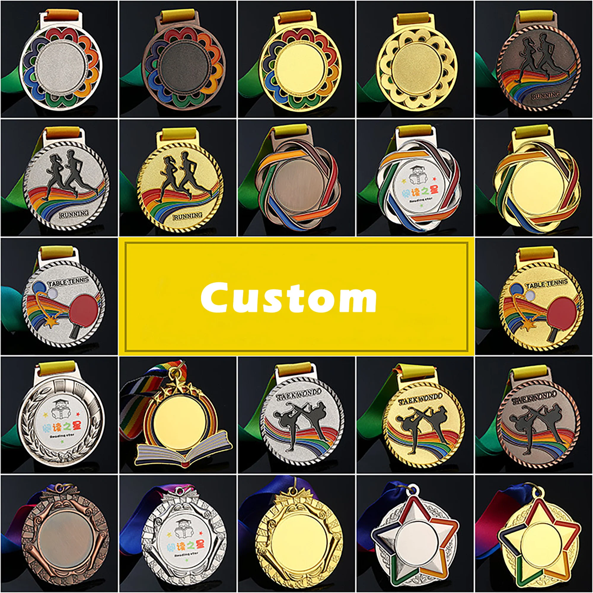 Rainbow Metal Medal