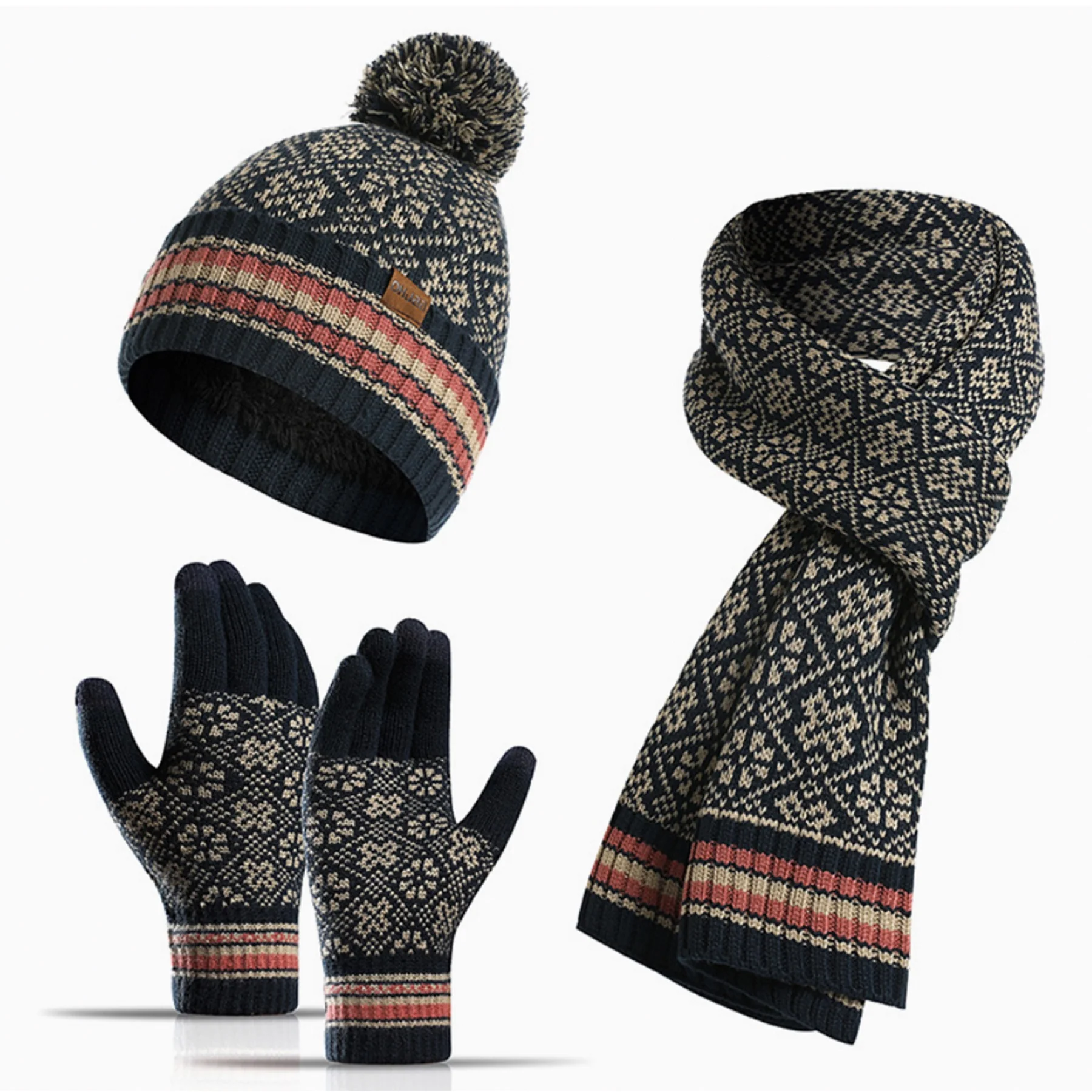 3-in-1 Knit Winter Warm Set