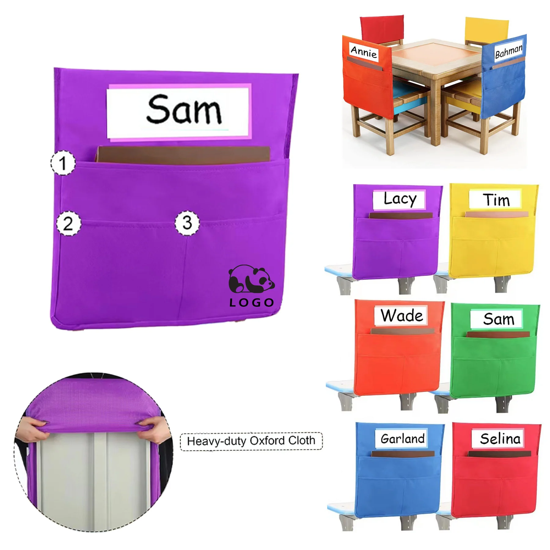 Oxford Fabric Student Seat Storage Bag
