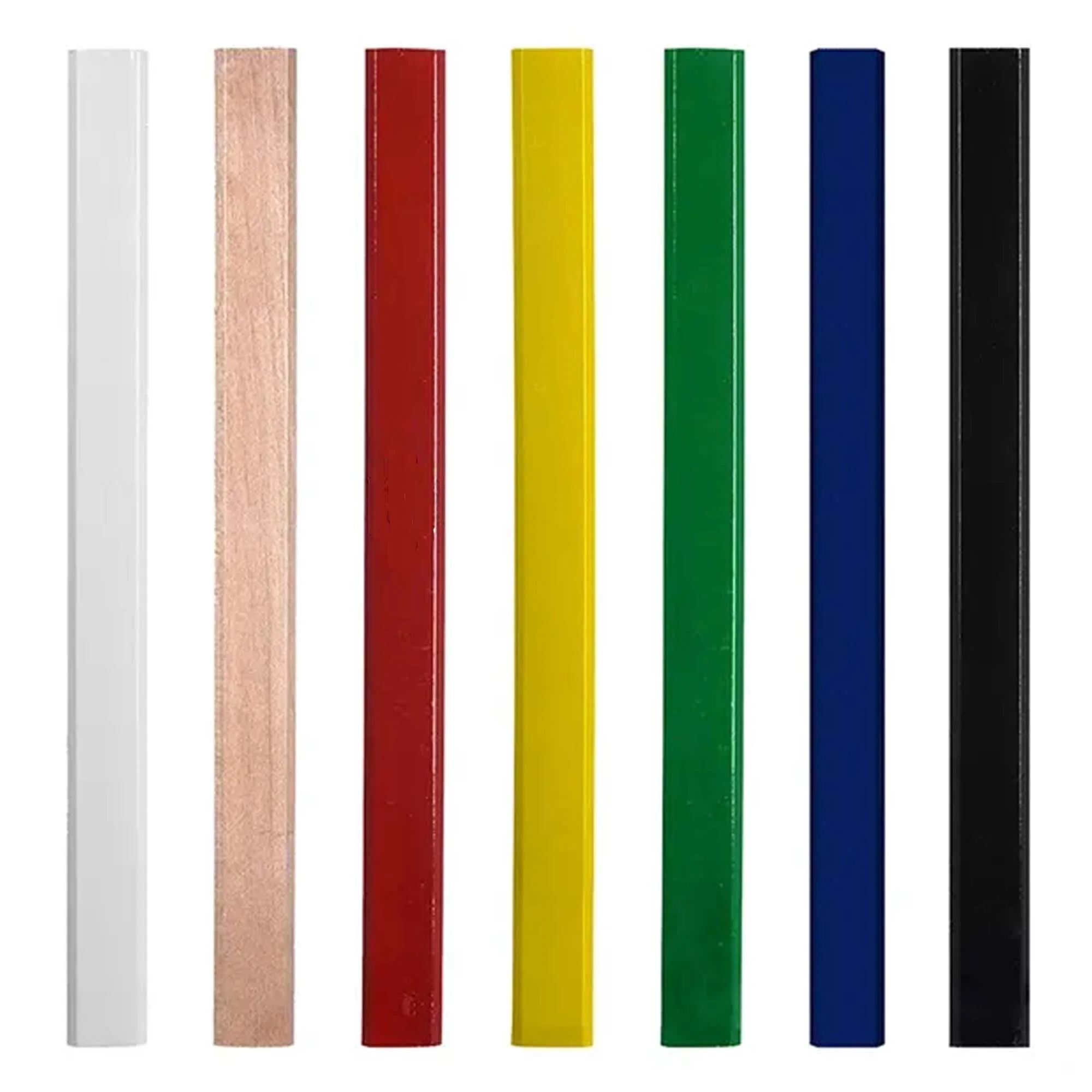 Flat Octagonal Woodworking Construction Pencils with Sharpener Cutter