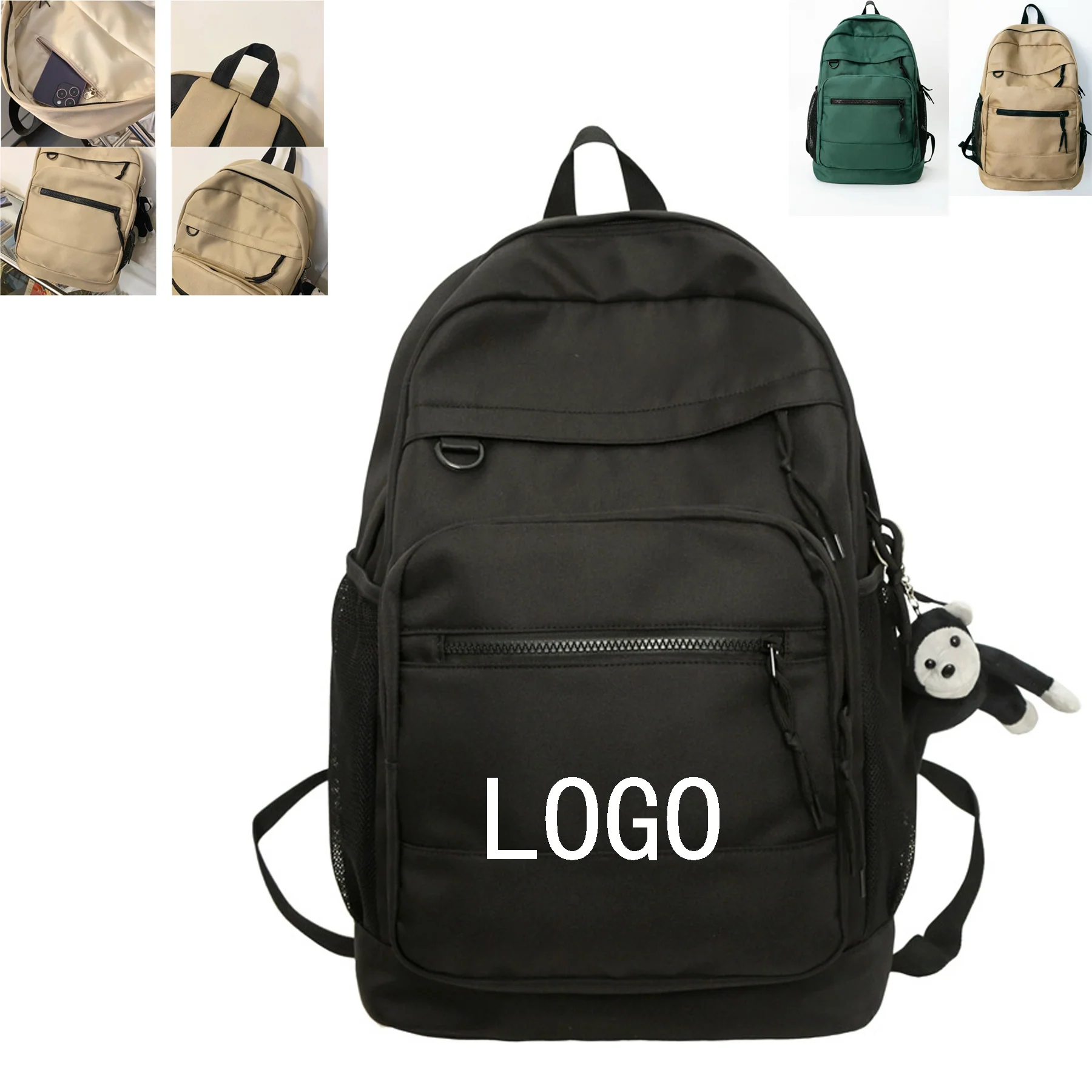 Unisex Large Capacity Multi-Compartment Casual Backpack