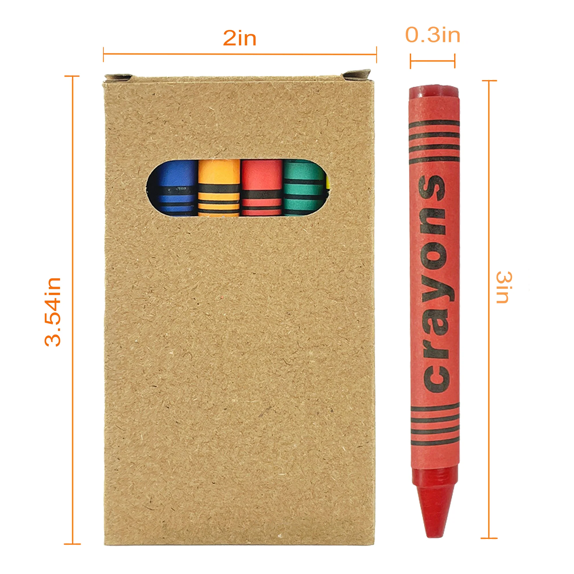6-Pack Drawing Crayon Set