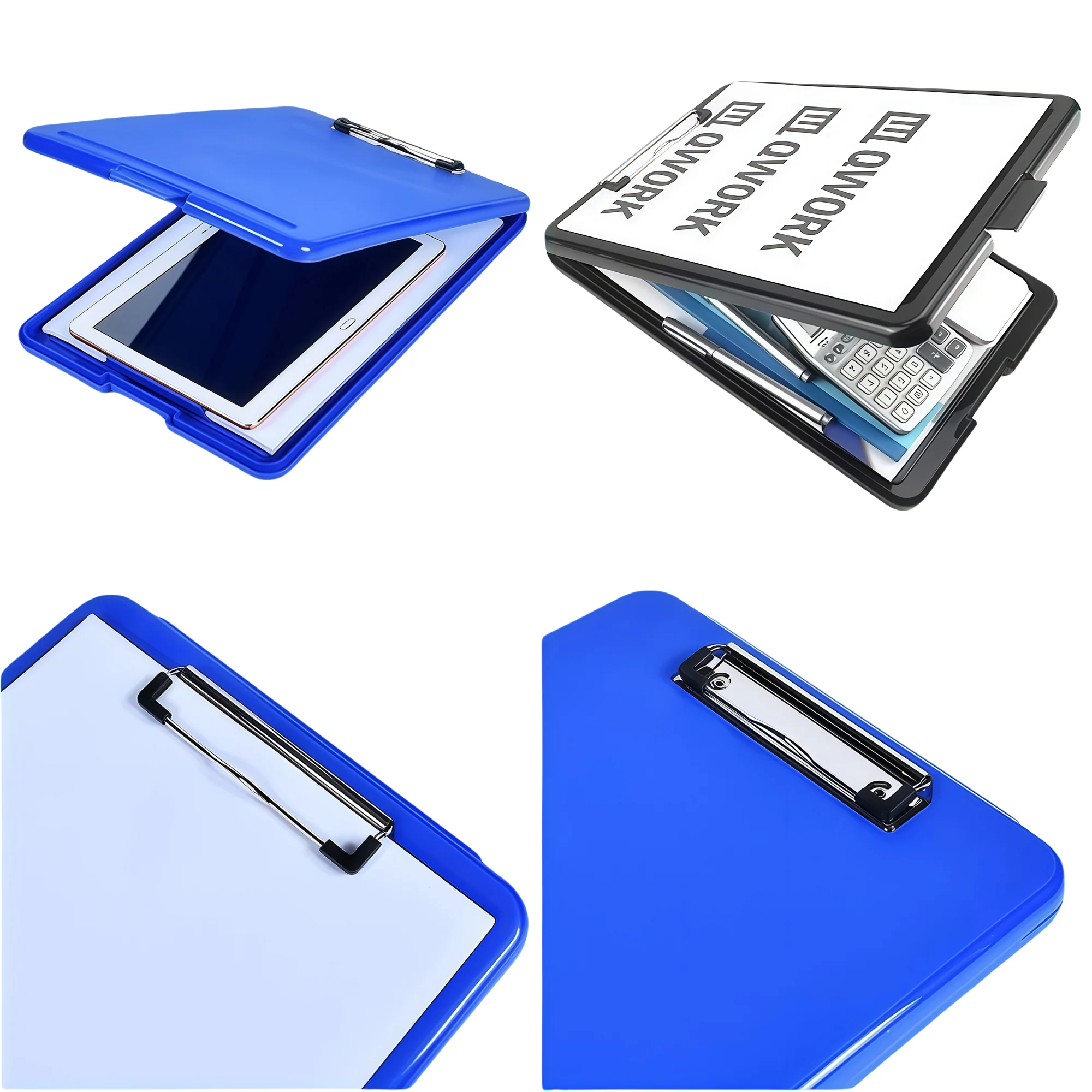 Flip-Top Clipboard With Storage Case