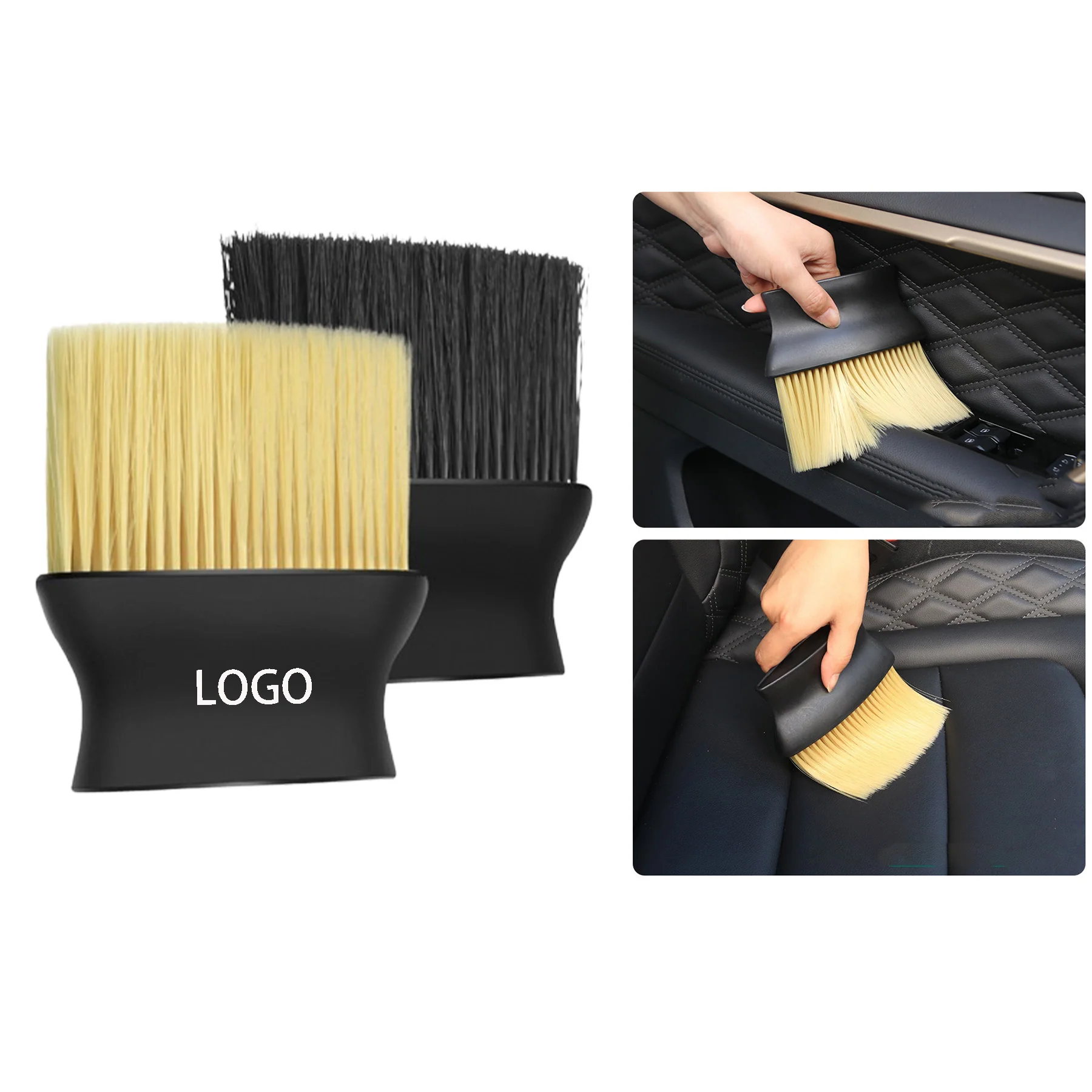 Soft Nylon Bristle Car Interior Detailing Dust Brush