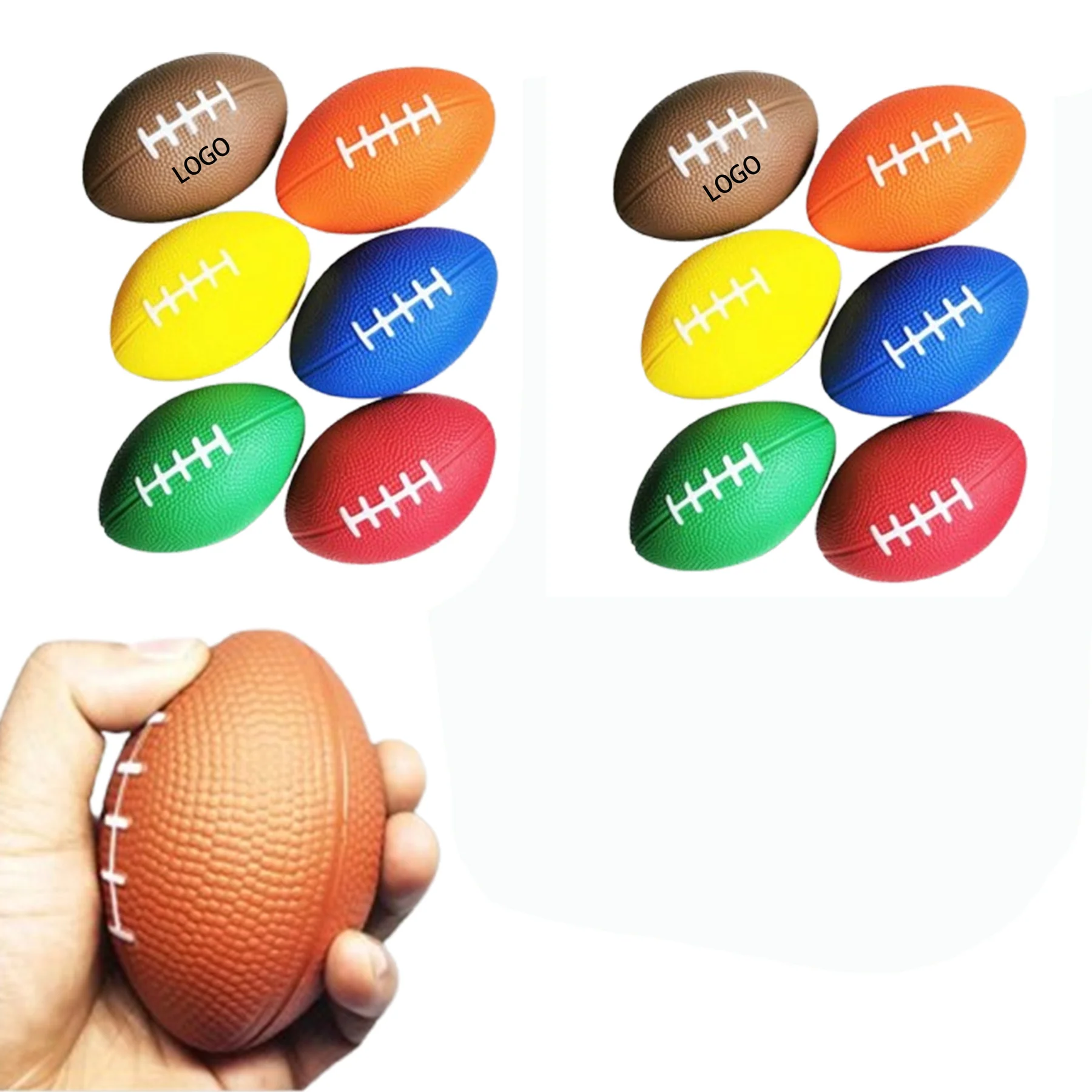 Mini Foam Footballs For Kids Stress Ball Soft Toy Football