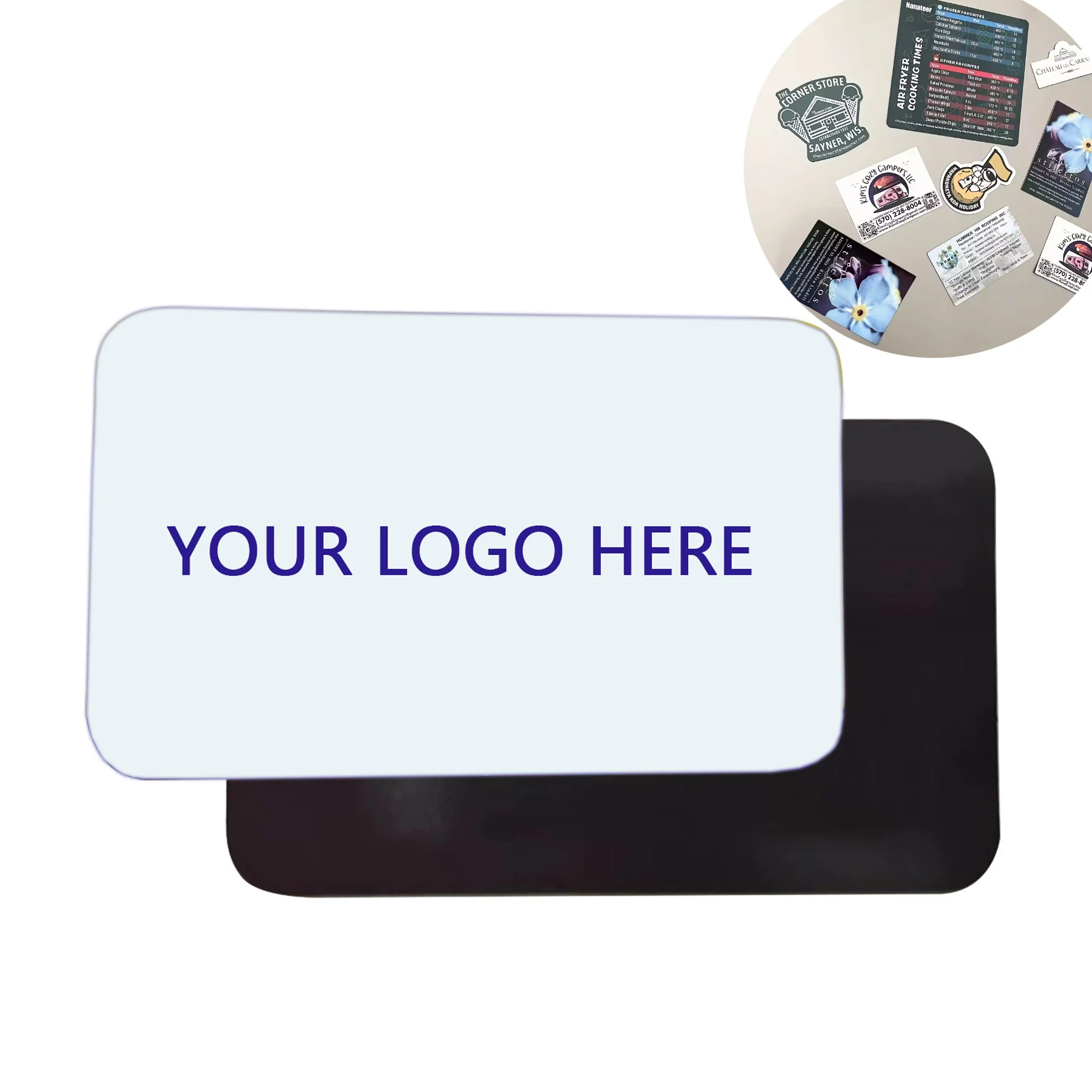 Round Corner Business Card Magnet