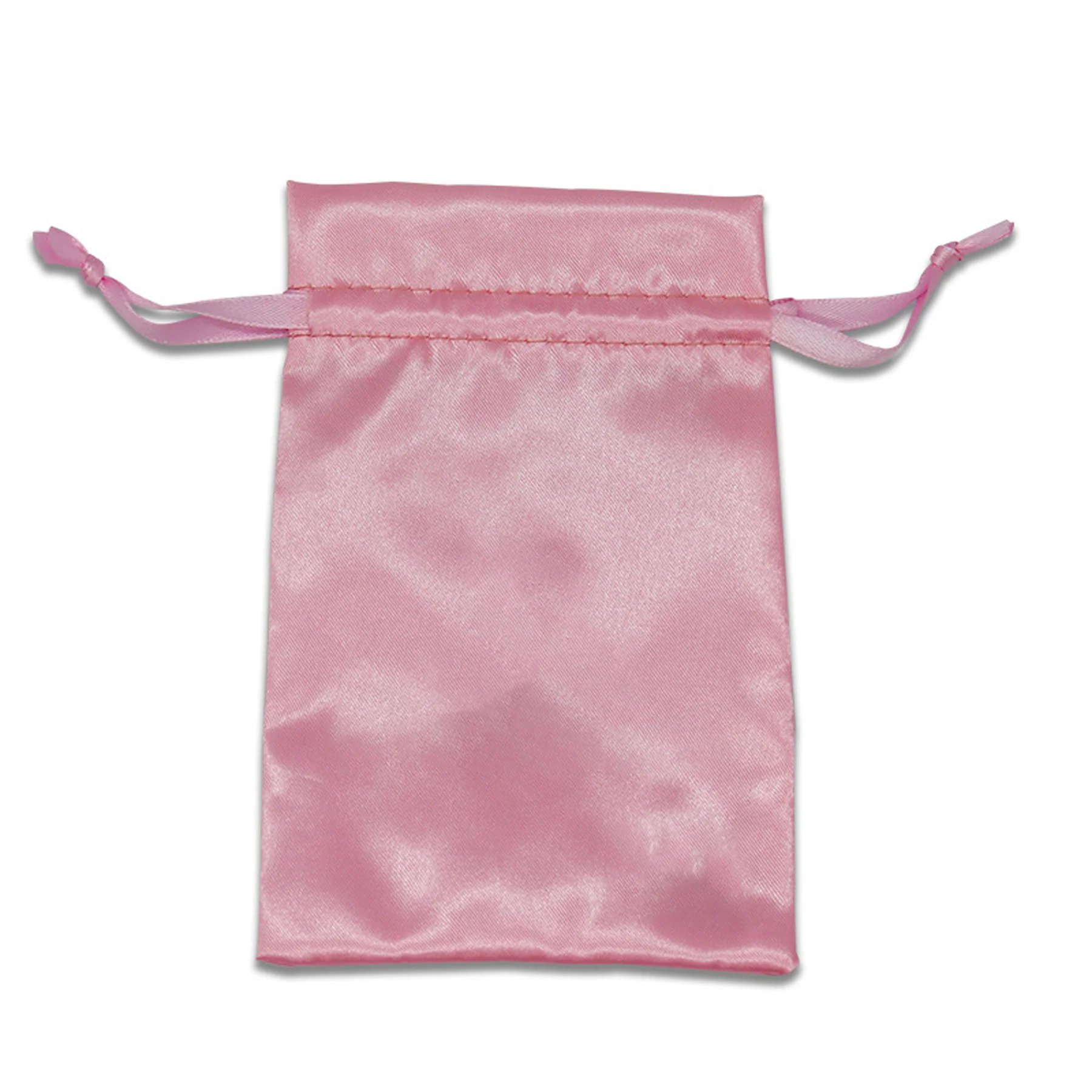 Smooth Satin Drawstring Pocket