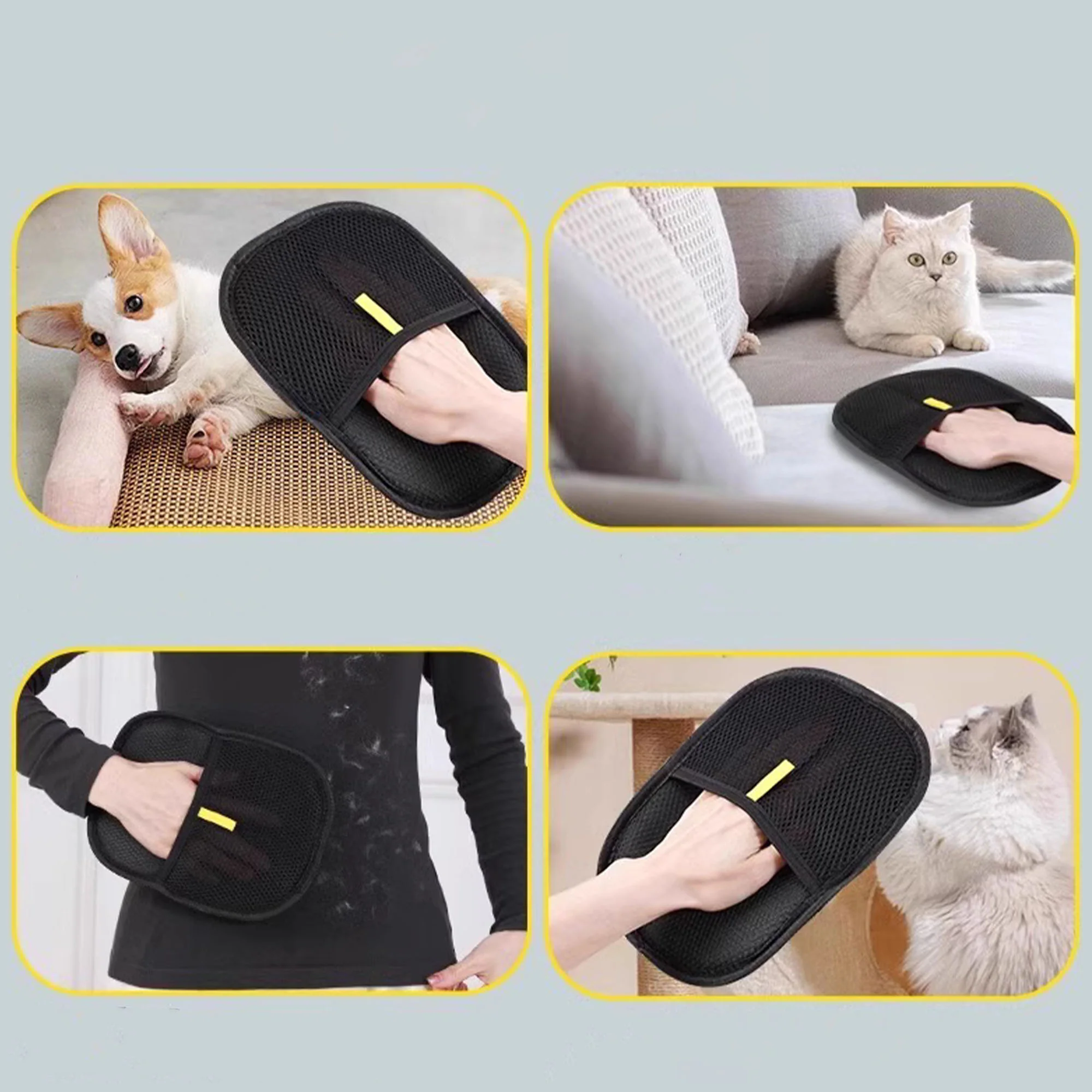 Reusable Pet Hair Removal Gloves