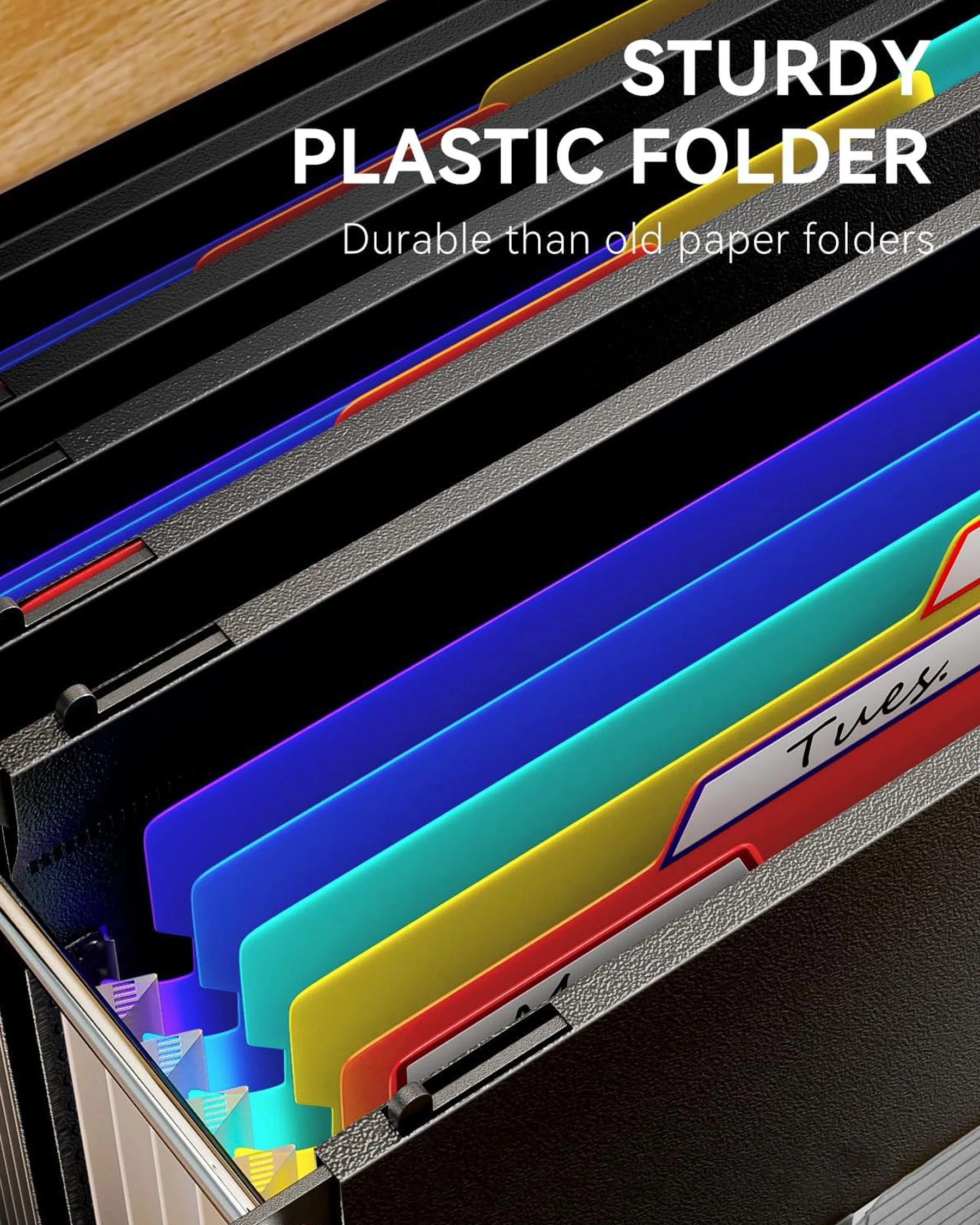 Expanding Hanging File Folders Legal Size 7 Pockets