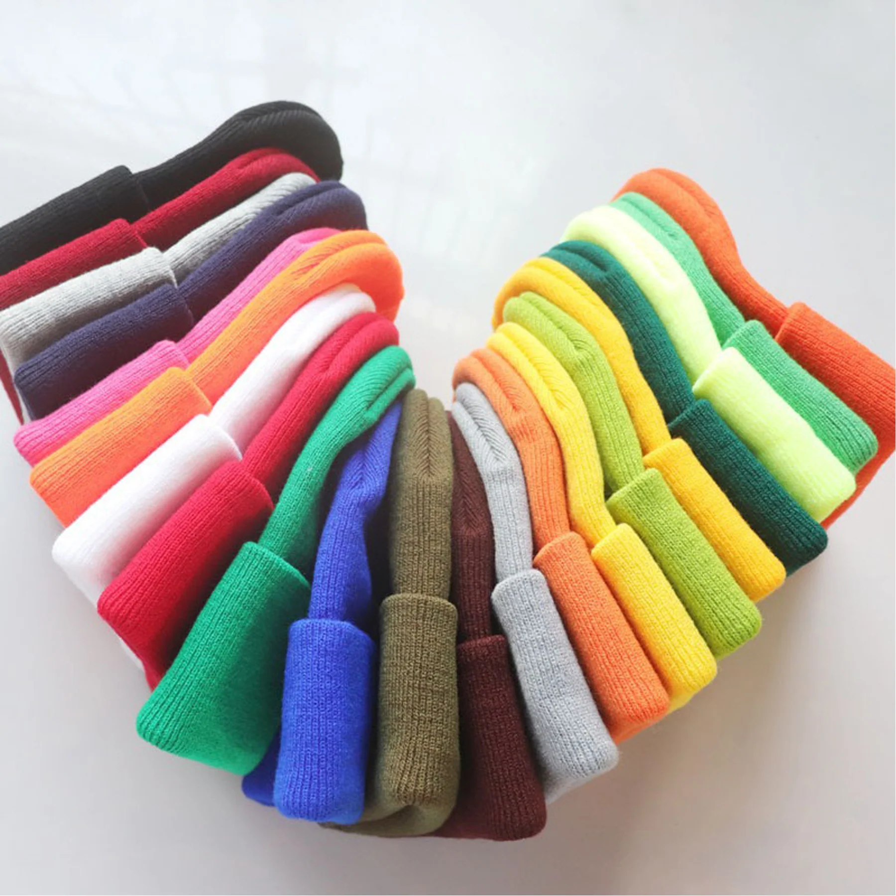 Cuffed Knit Beanie with Patch