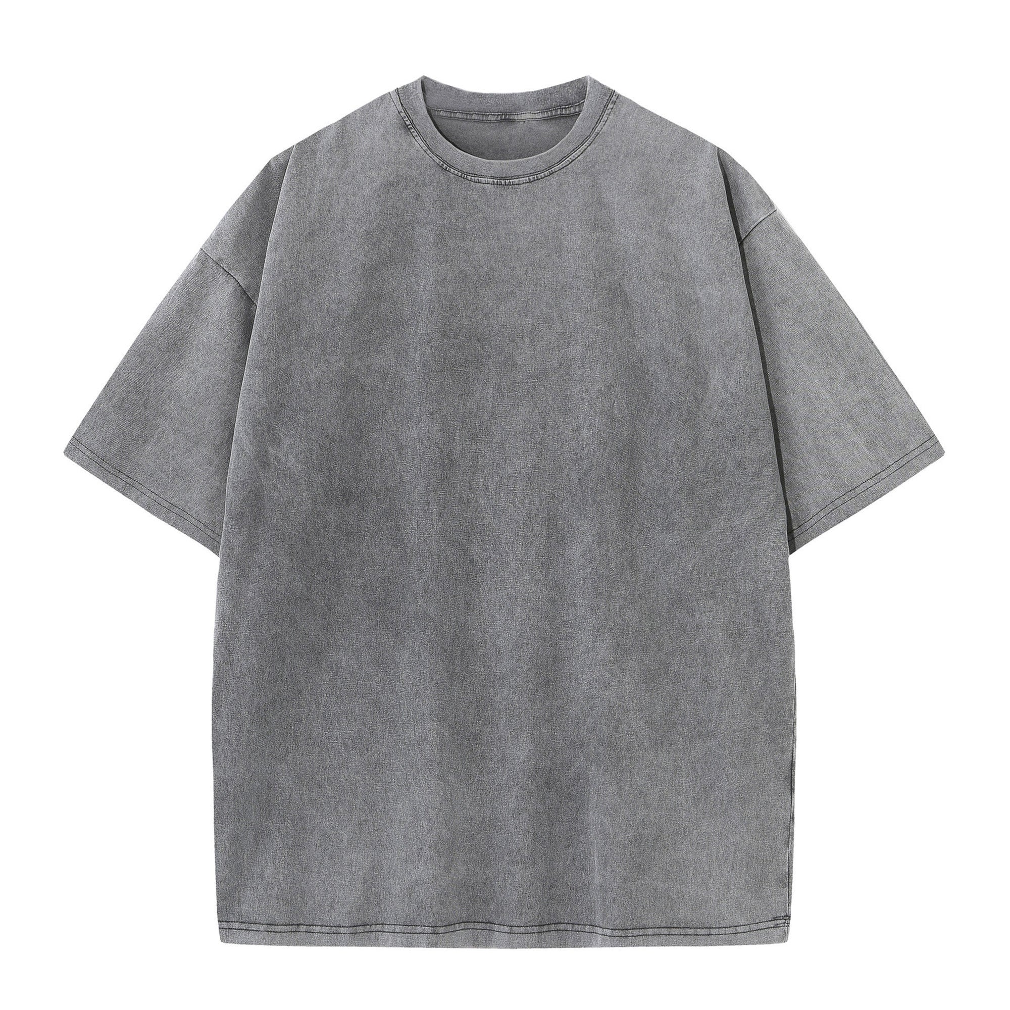 Unisex Cotton Short Sleeve Vintage Washed Basic Tees