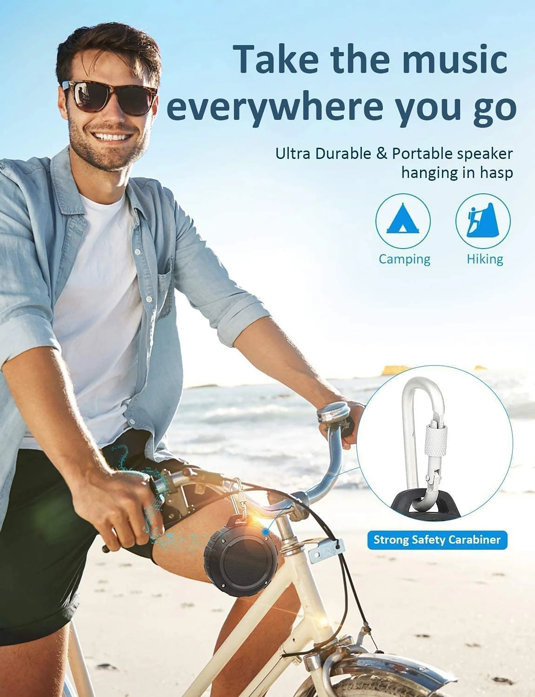 Outdoor Waterproof Bluetooth Speaker