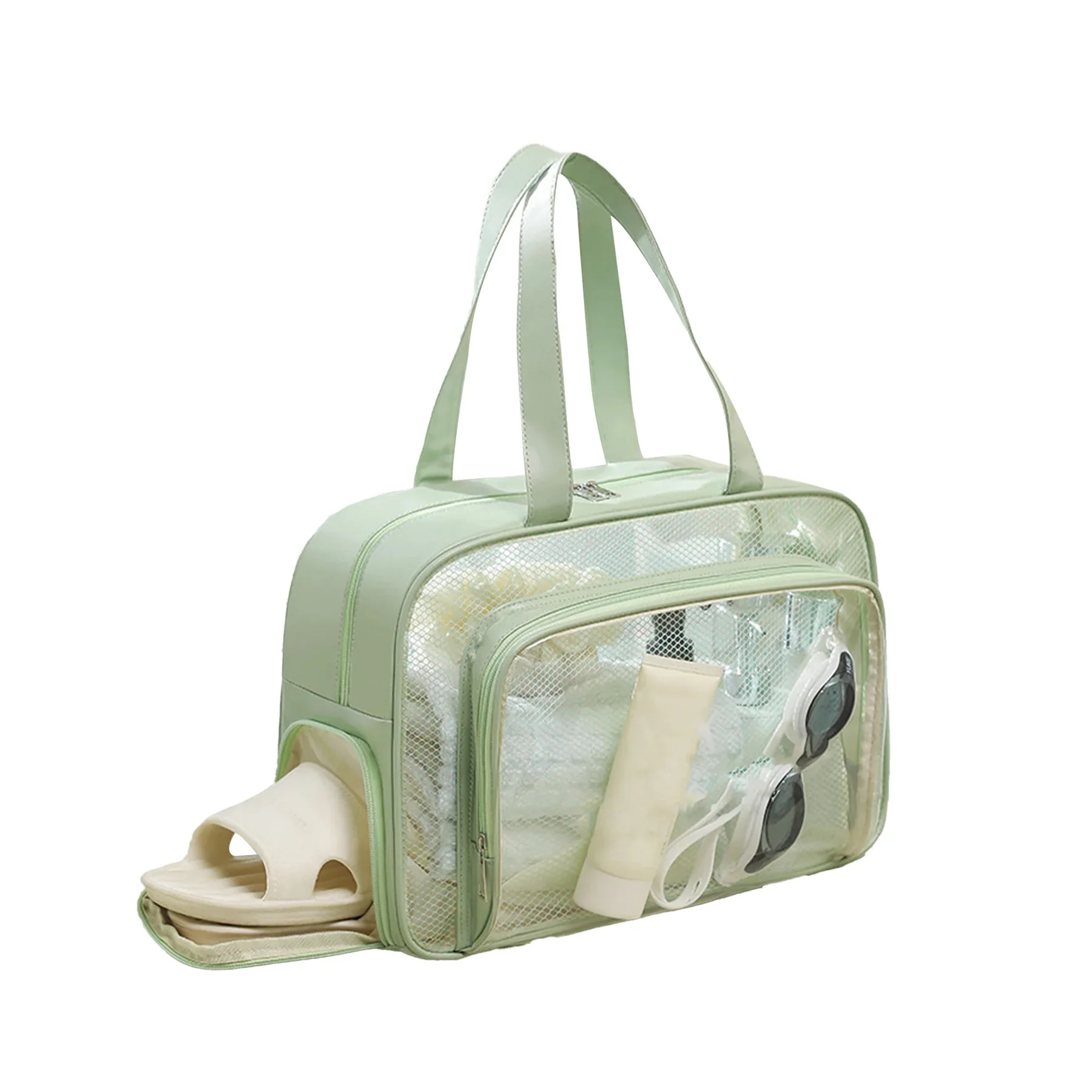 Clear Travel Toiletry Bag With Handles