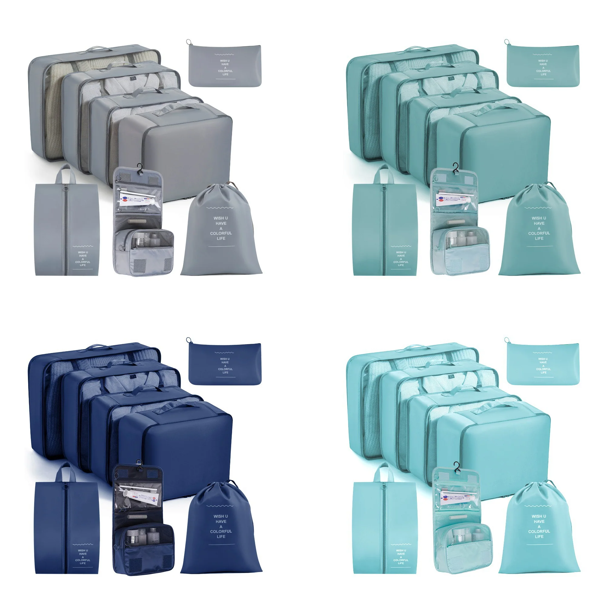 Travel Organizer Set Of Eight