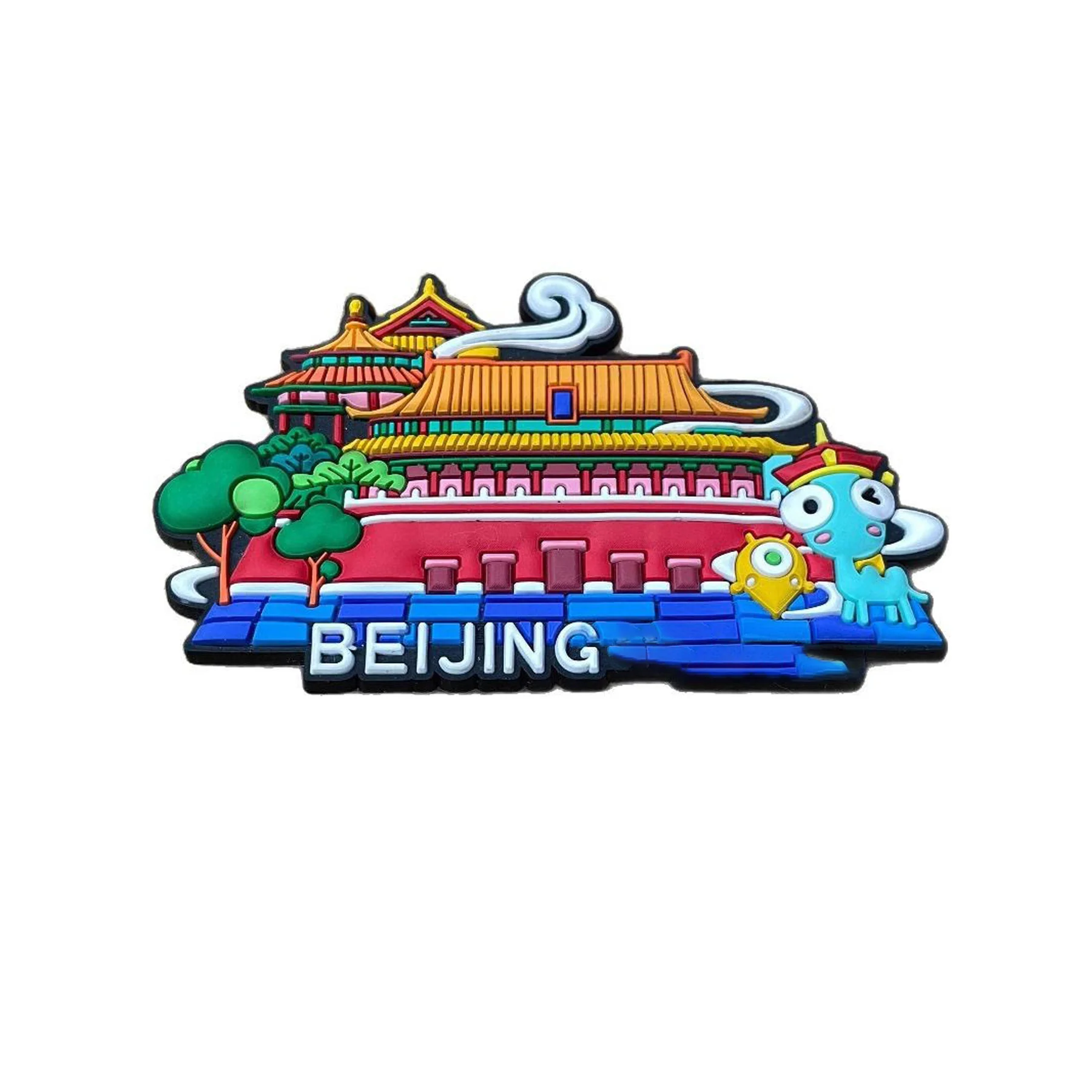 Customizable City Scenery Fridge Magnets
