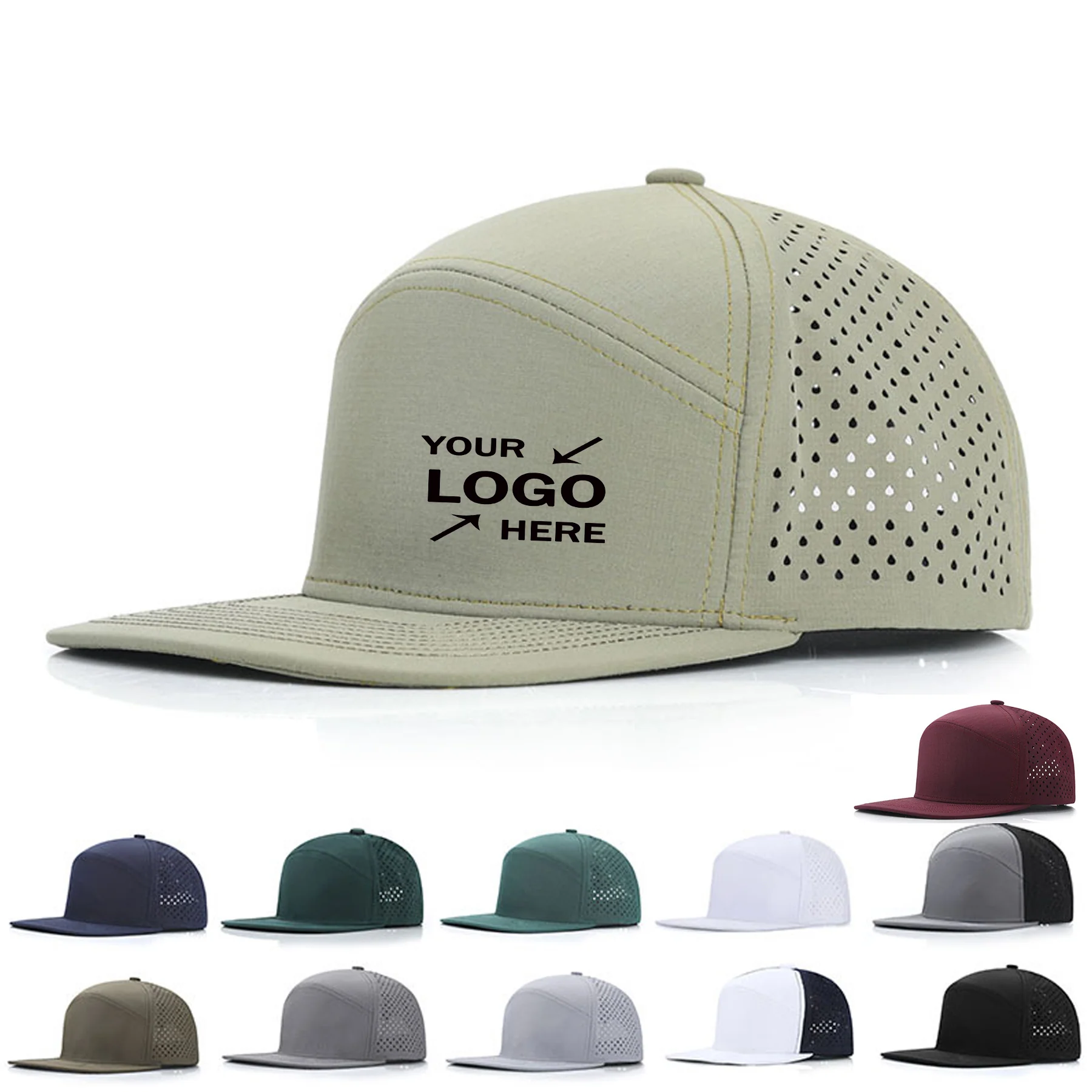 Laser Cut Mesh Performance Cap