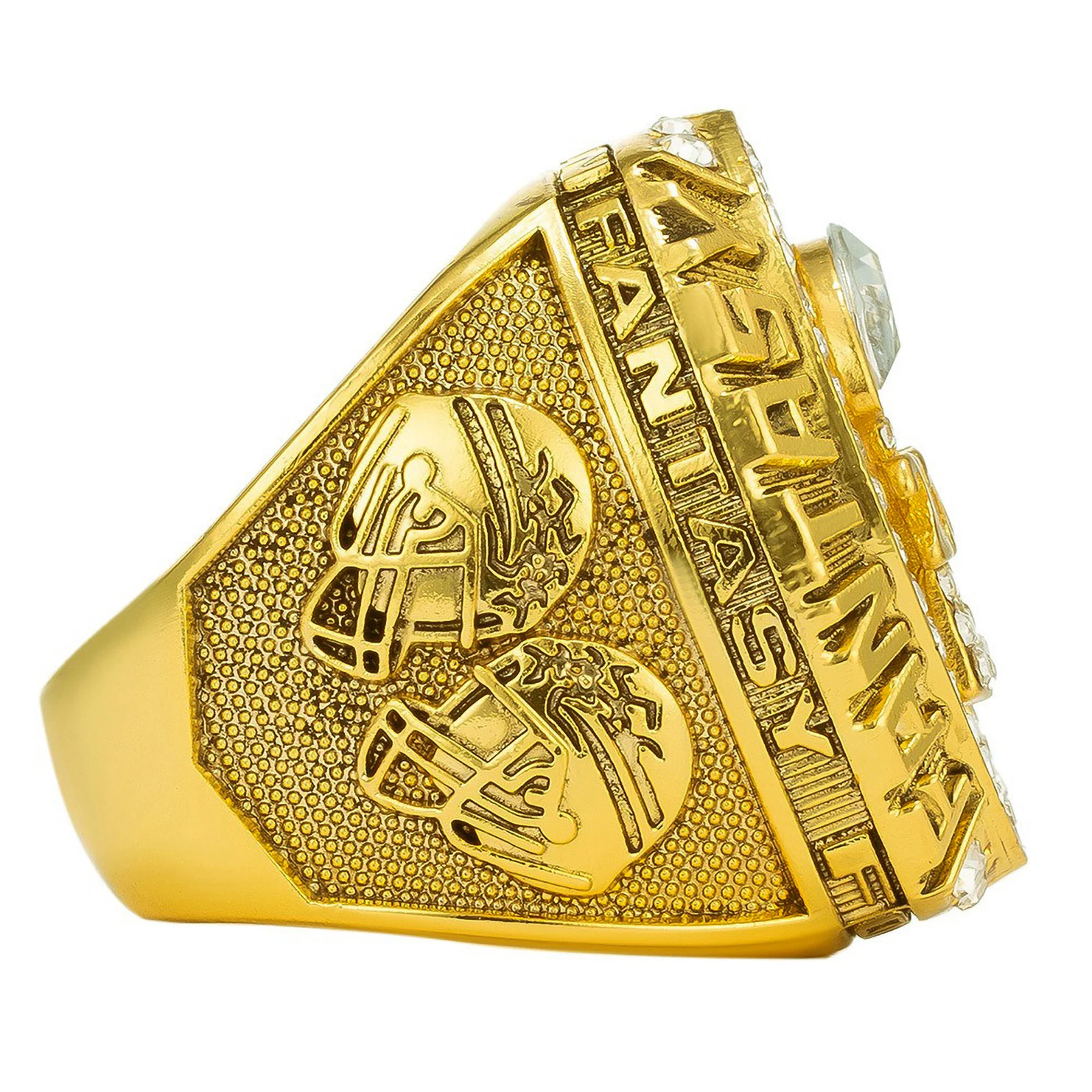 Custom Champion Ring with Bling Gemstone