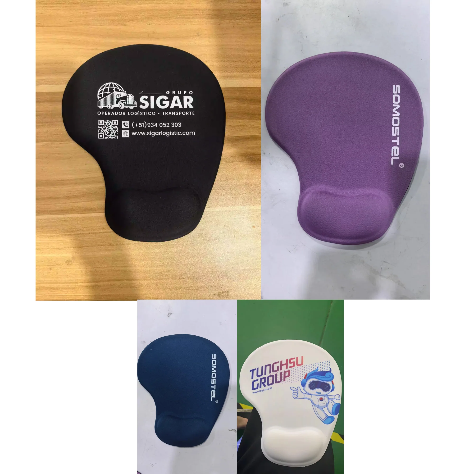 Full Color Mouse Pad With Wrist Rest