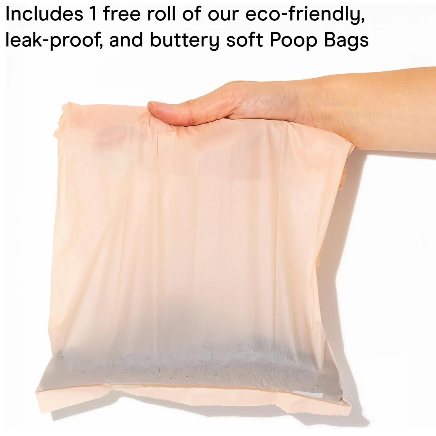 Dog Poop Bag Dispenser Leash Clip Leakproof Twist Top Roll