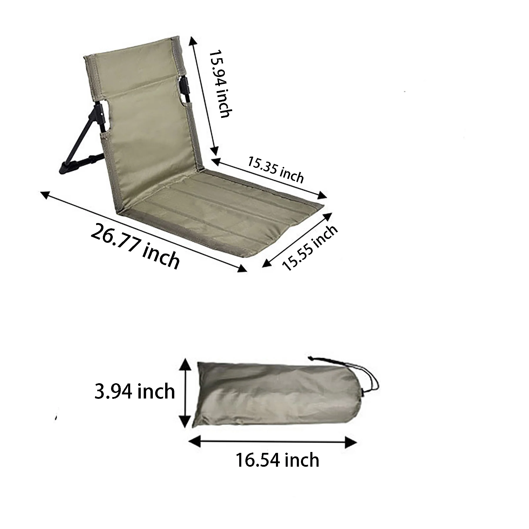 Foldable Backrest Chair