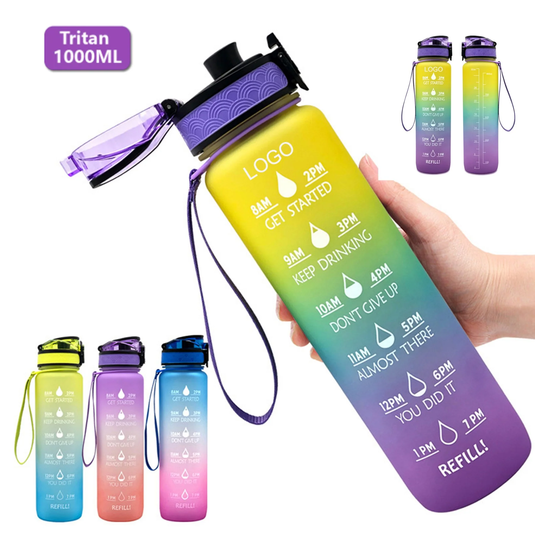 34oz Large Water Bottle