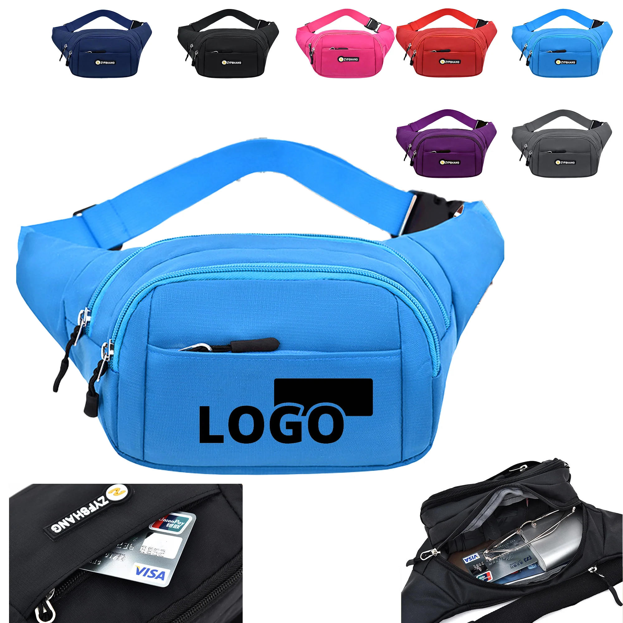 Lightweight Adjustable Waist Pack Durable Hip Pack