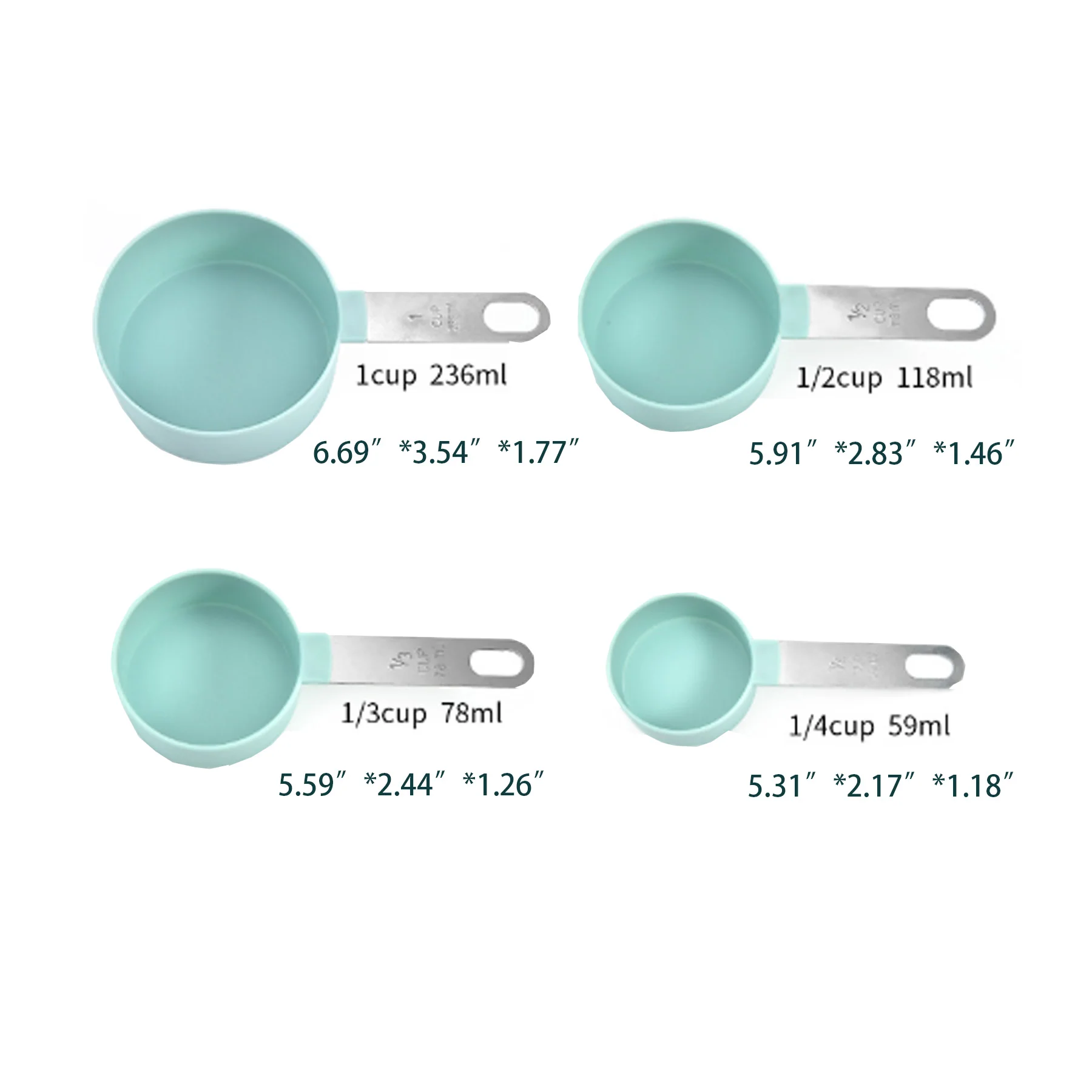 Plastic Measuring Spoon Set