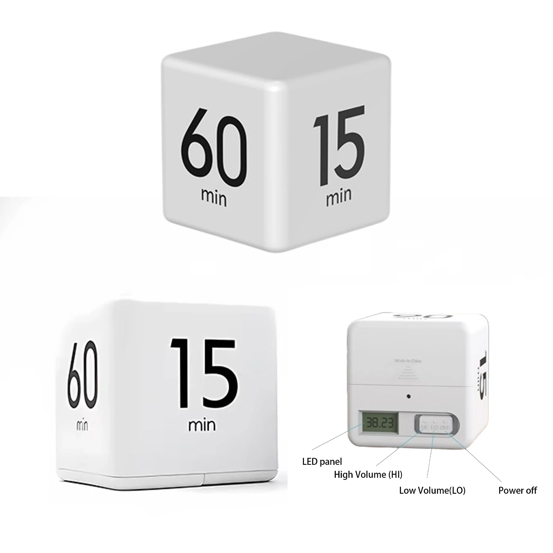 Cube Timers Gravity Sensor Flip Timer Countdown Timer
