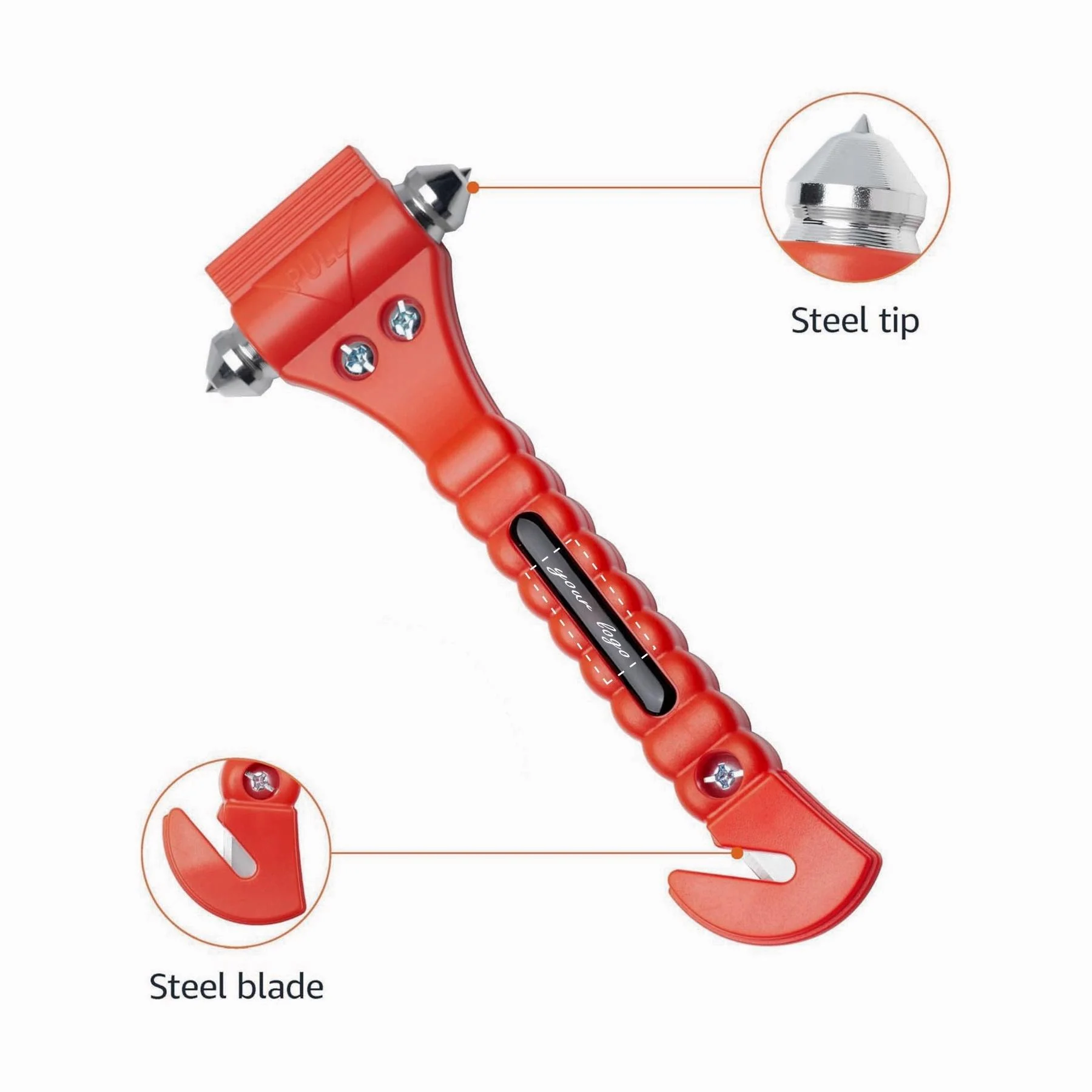 Emergency Seatbelt Cutter And Window Hammer Tool