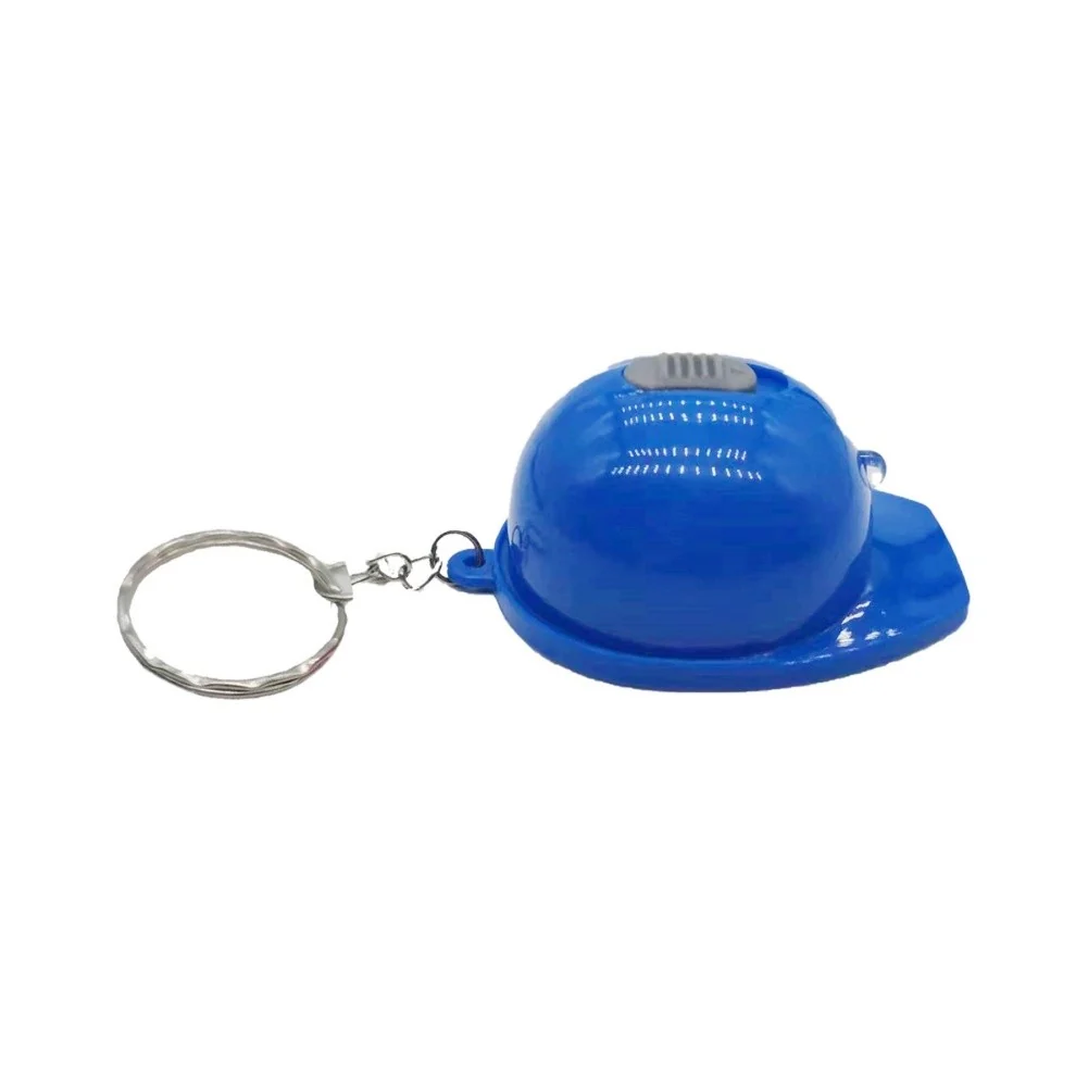 Mini Led Helmet Keychain With Bottle Opener