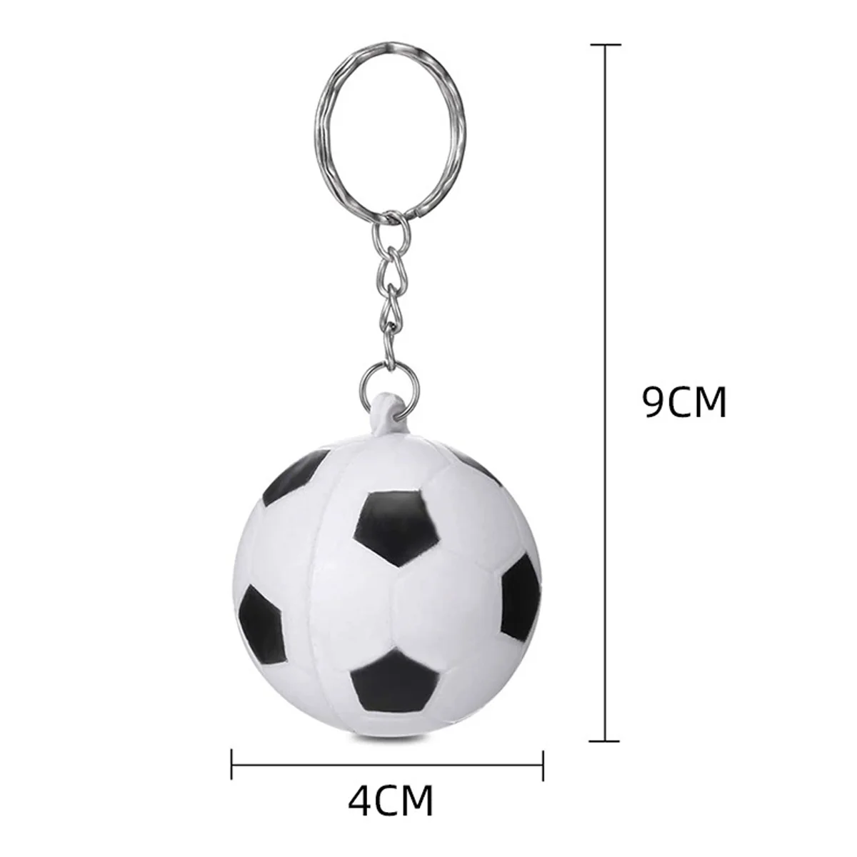 Keychain Football Decompression Ball