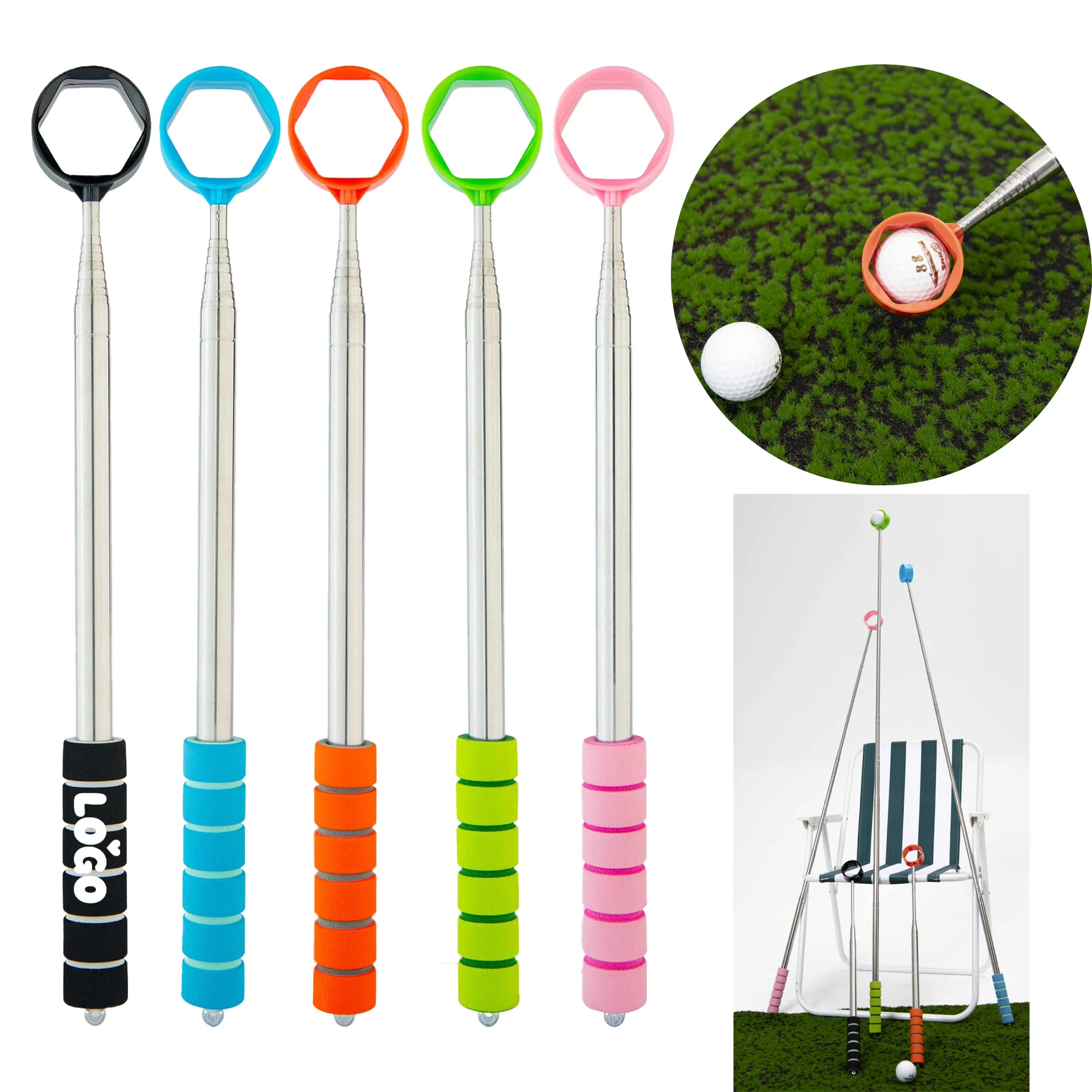 Stainless Steel Golf Ball Retriever