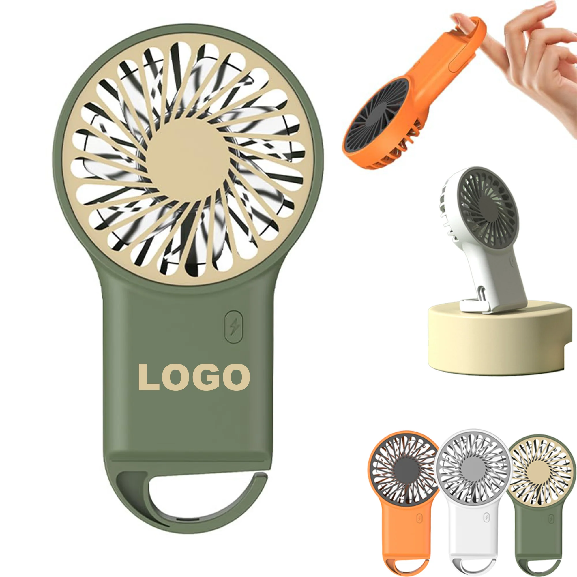 Portable Handheld Mini Fan Desk Fan 1200mAh