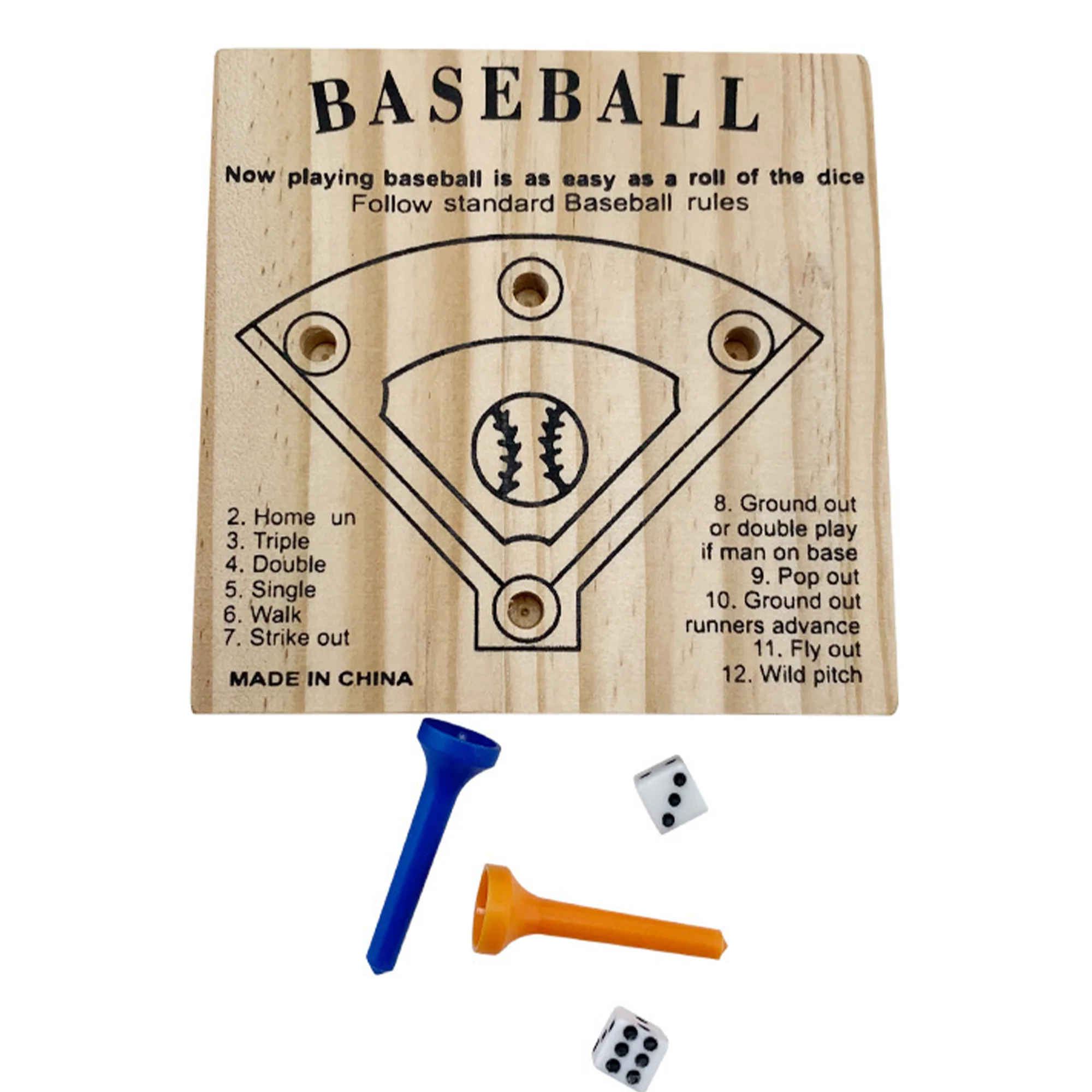 Custom Wooden Peg Game Set 5 Pack