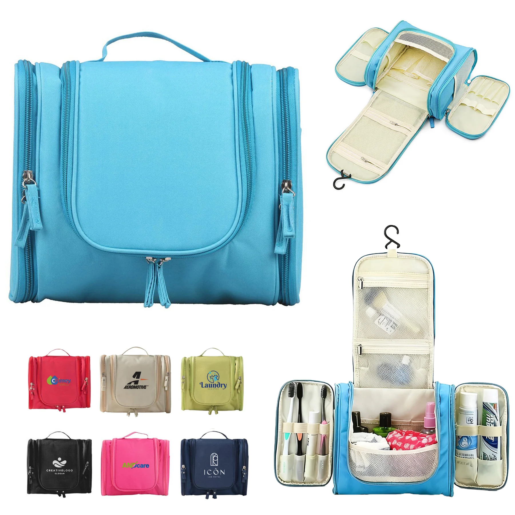Makeup Organizer Hanging Toiletry Bag