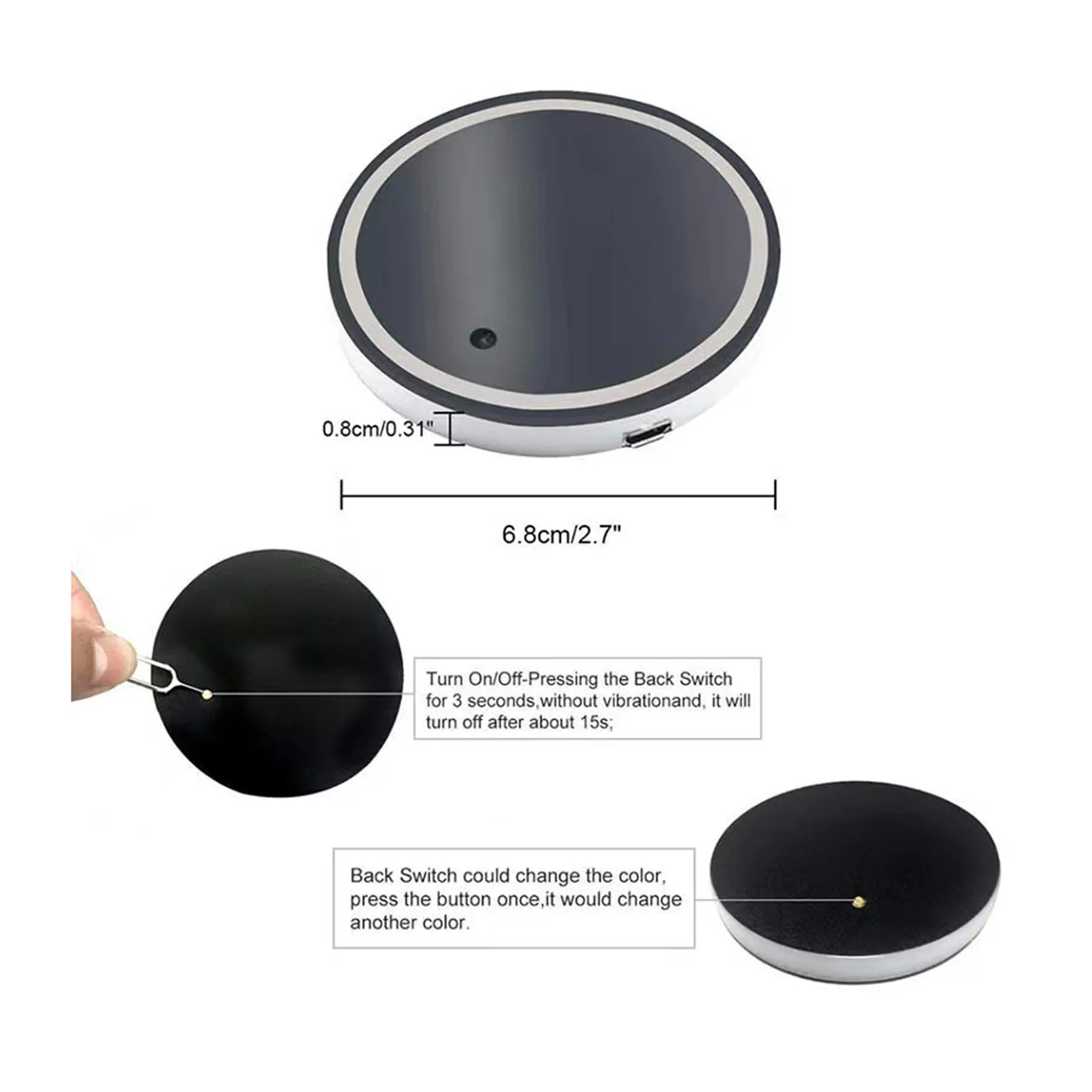 Car Led Coaster Light