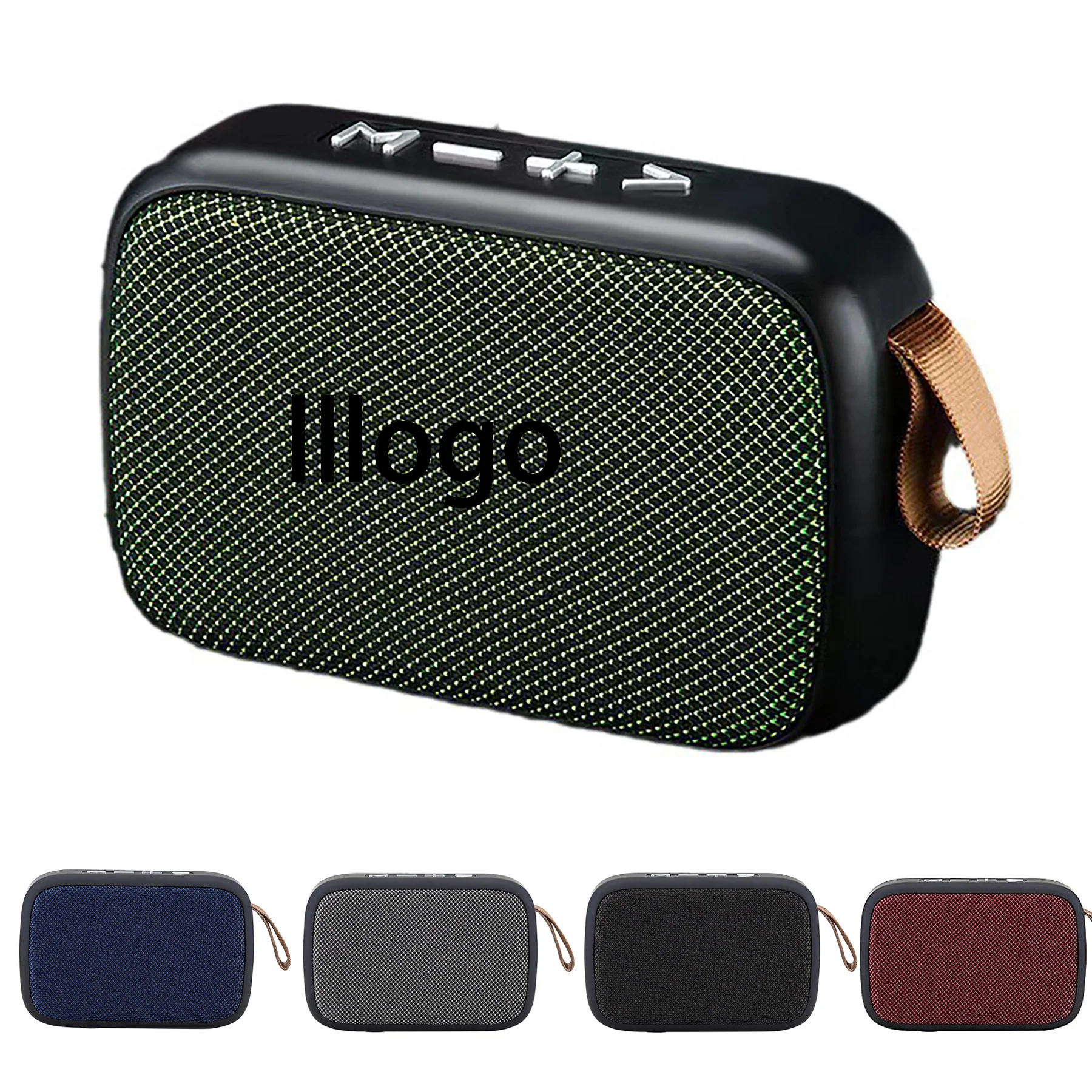 Fabric Bluetooth Speaker with Card Slot