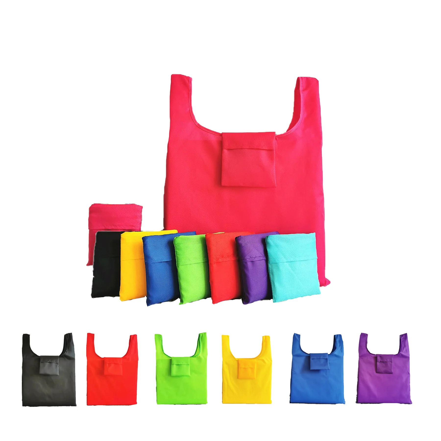 Oxford Cloth Waterproof Foldable Shopping Bag