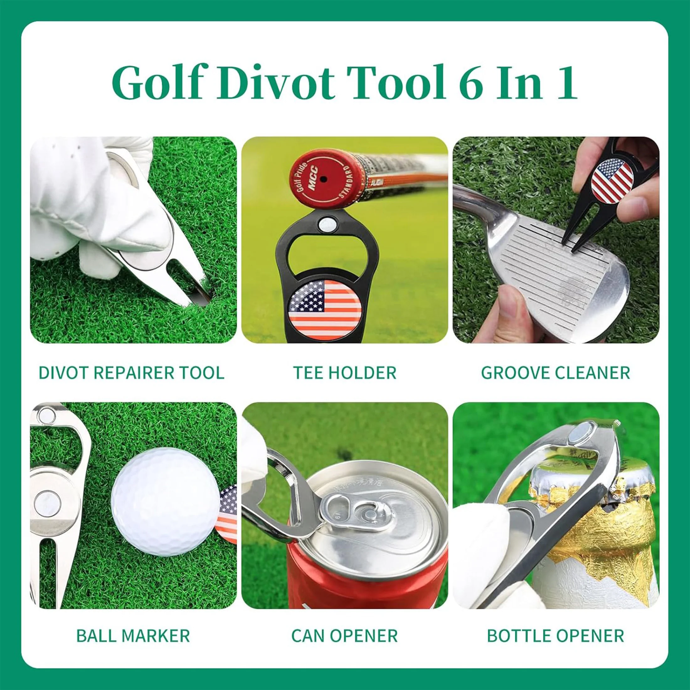 Golf Divot Tool Bottle Opener