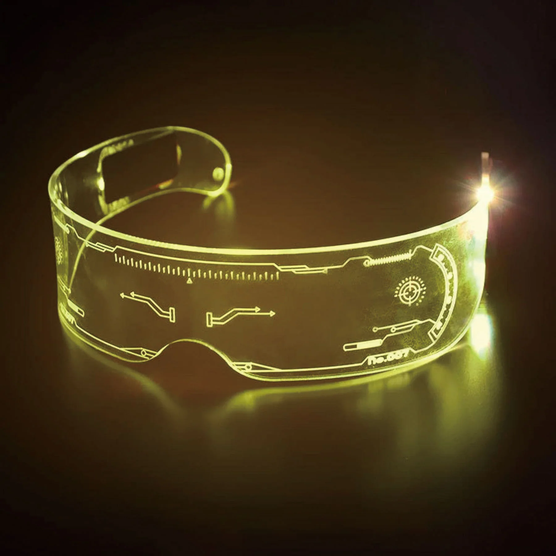 Futuristic LED Light Up Glasses