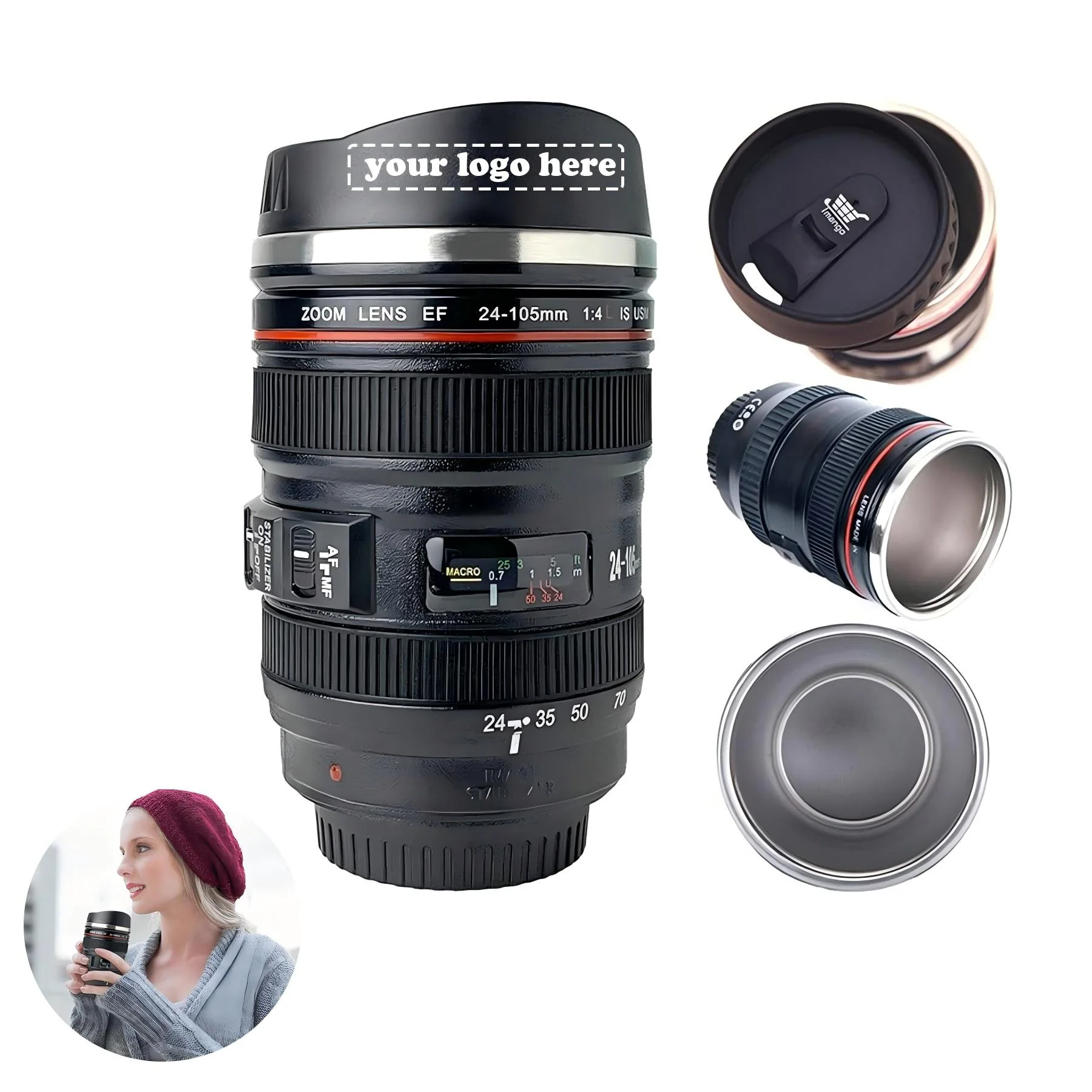 Camera Lens Coffee Cup