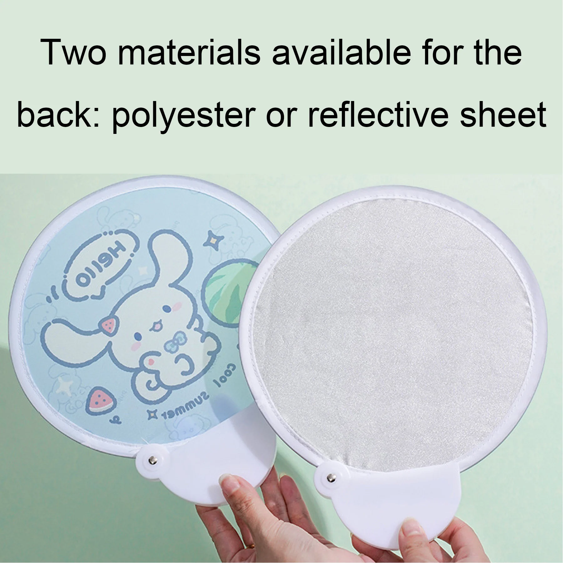 Full Color Custom Twist & Fold Hand Fan