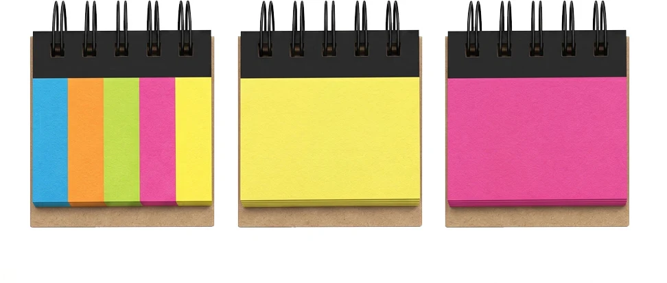 Kraft Cover Spiral Sticky Notes Index Set