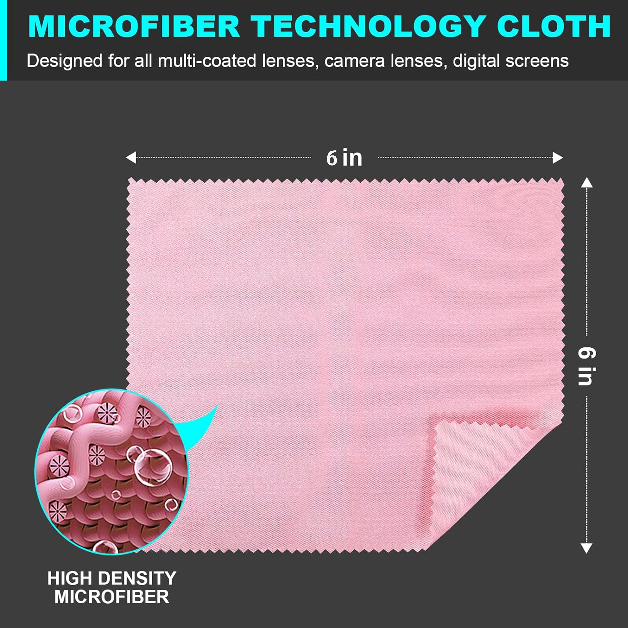 Microfiber Glasses Cleaning Cloths Wipe Screen Lenses