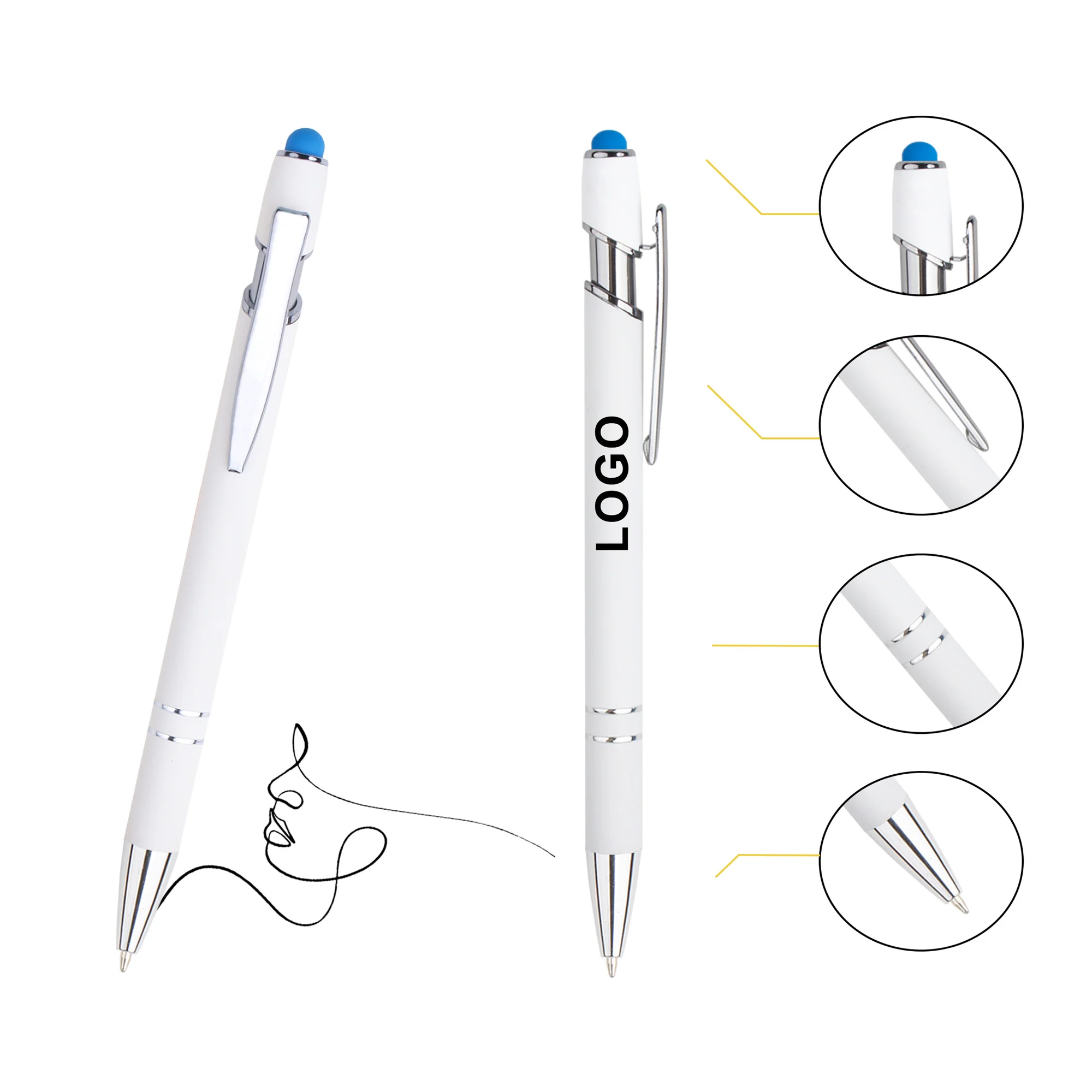 Handwritten Touchscreen 2-In-1 Ballpoint Pen