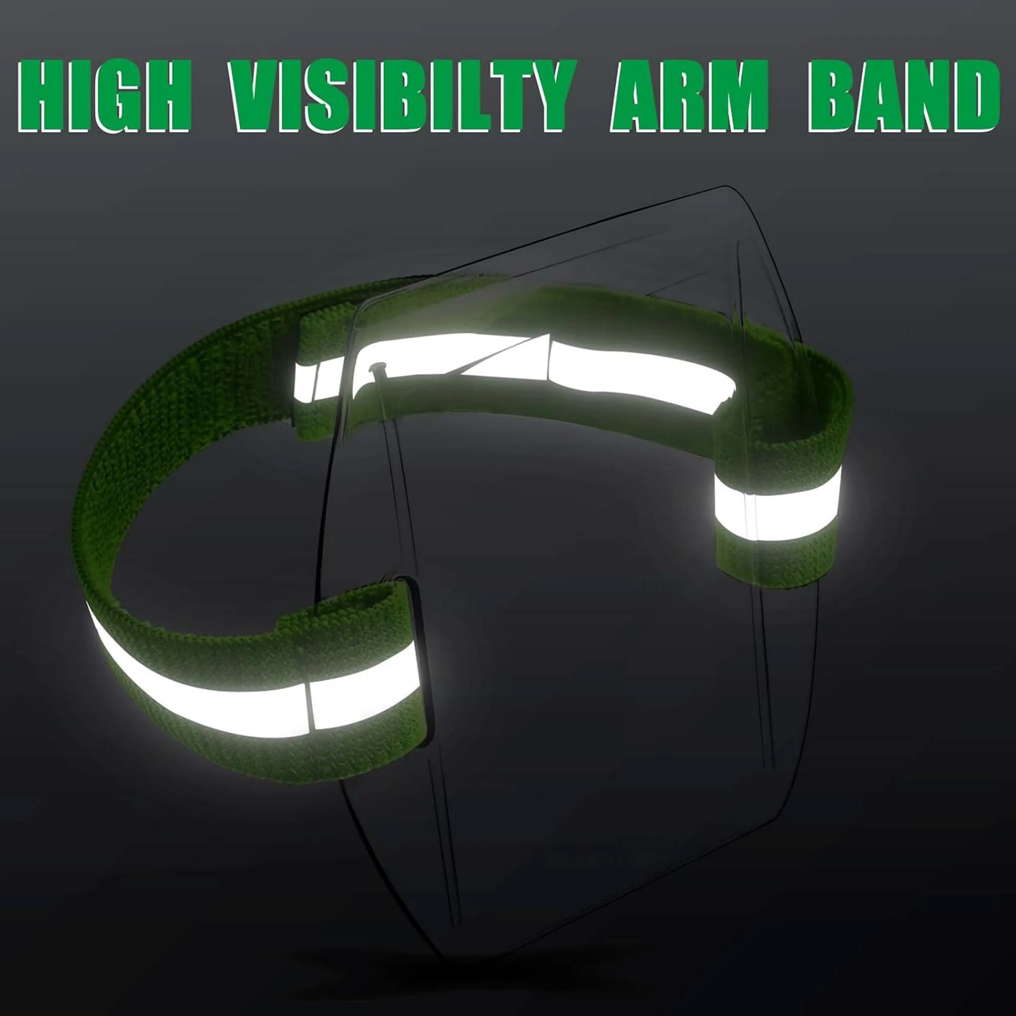 Reflective Arm Badge Holder
