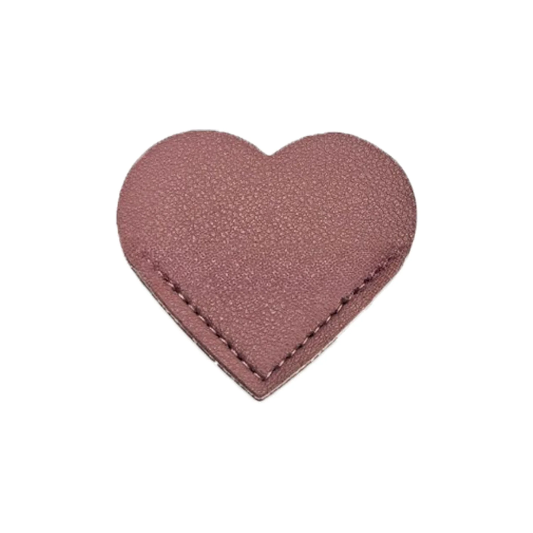 Pu Leather Heart-Shaped Bookmark Holder