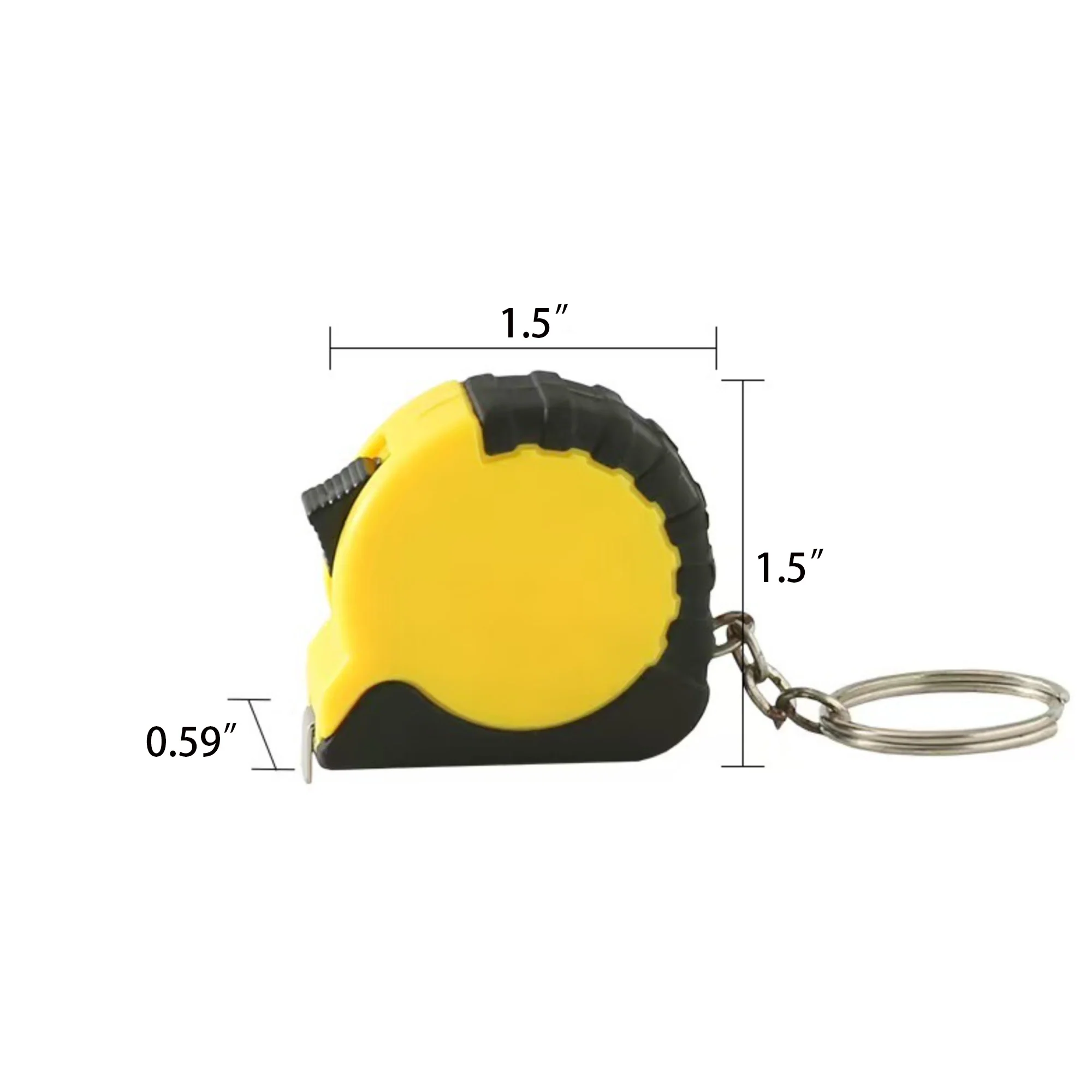 3' Mini Keychain Tape Measure